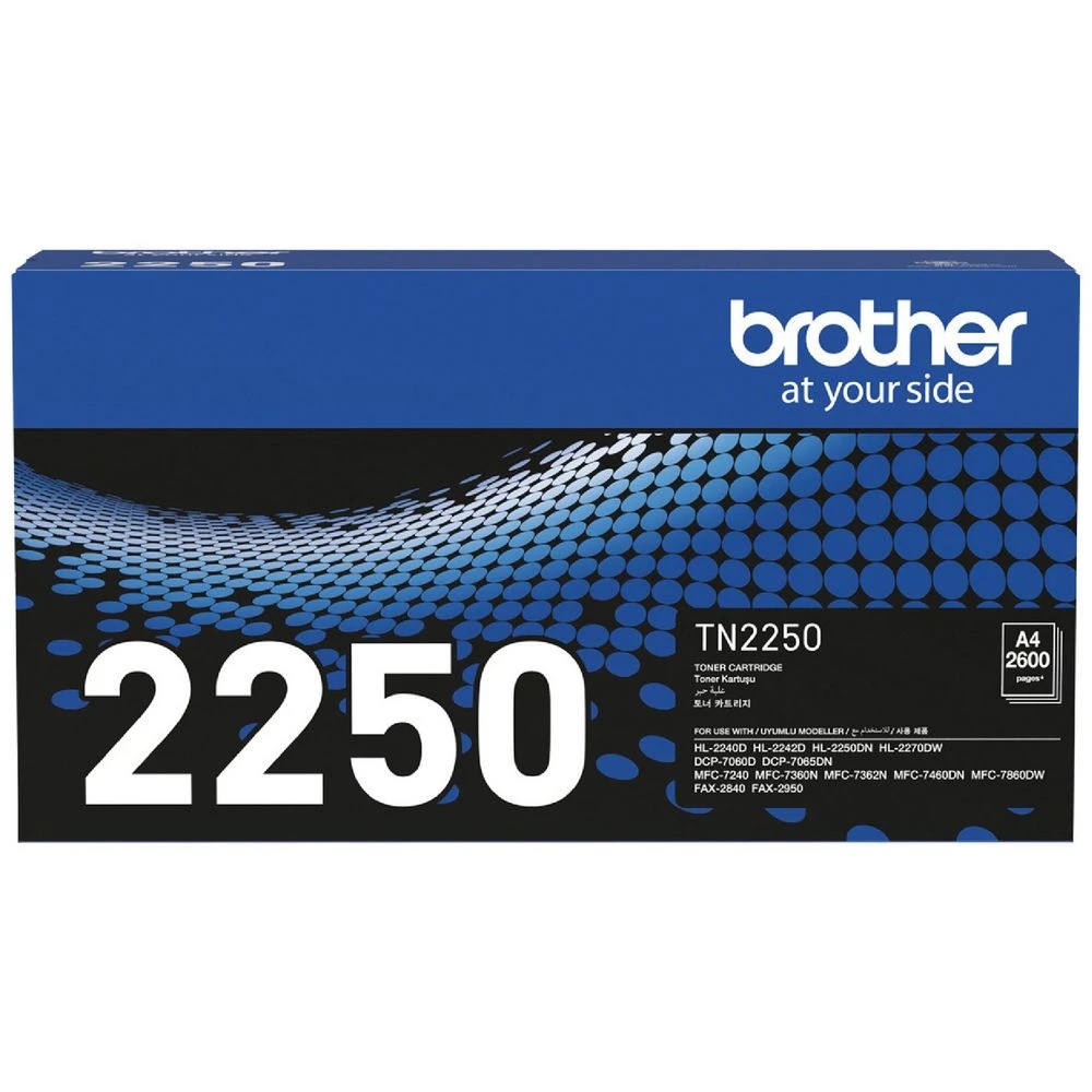 1 Brother TN 2250 Toner Cartridge Black, 1 of 1