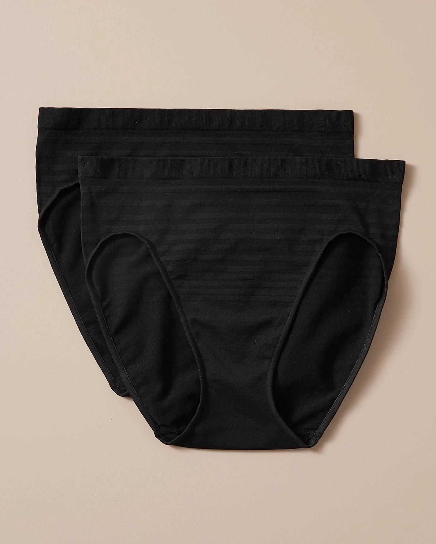 5 Target Fuller Figure 2 Pack Seamfree High Cut Briefs; Style: Lhc29837 BLACK, 5 of 10