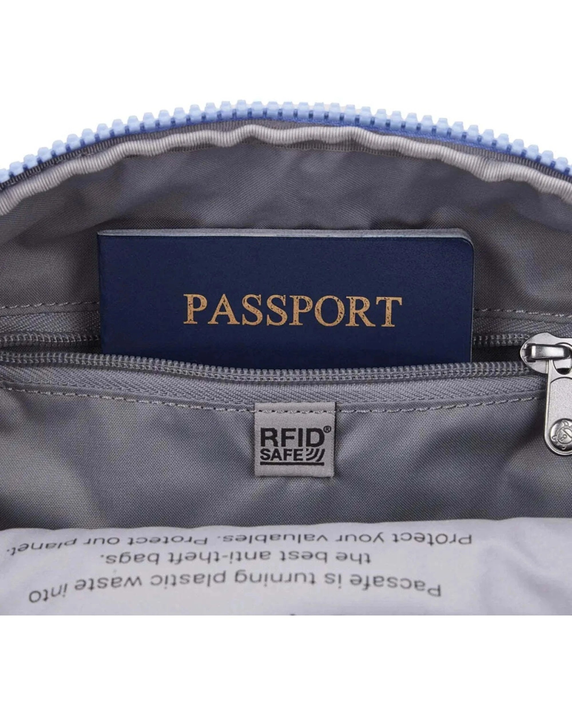 7 Pacsafe Citysafe CX Petite Anti-Theft RFID Blocking Backpack 8L Capacity Serenity - Blue, 7 of 9