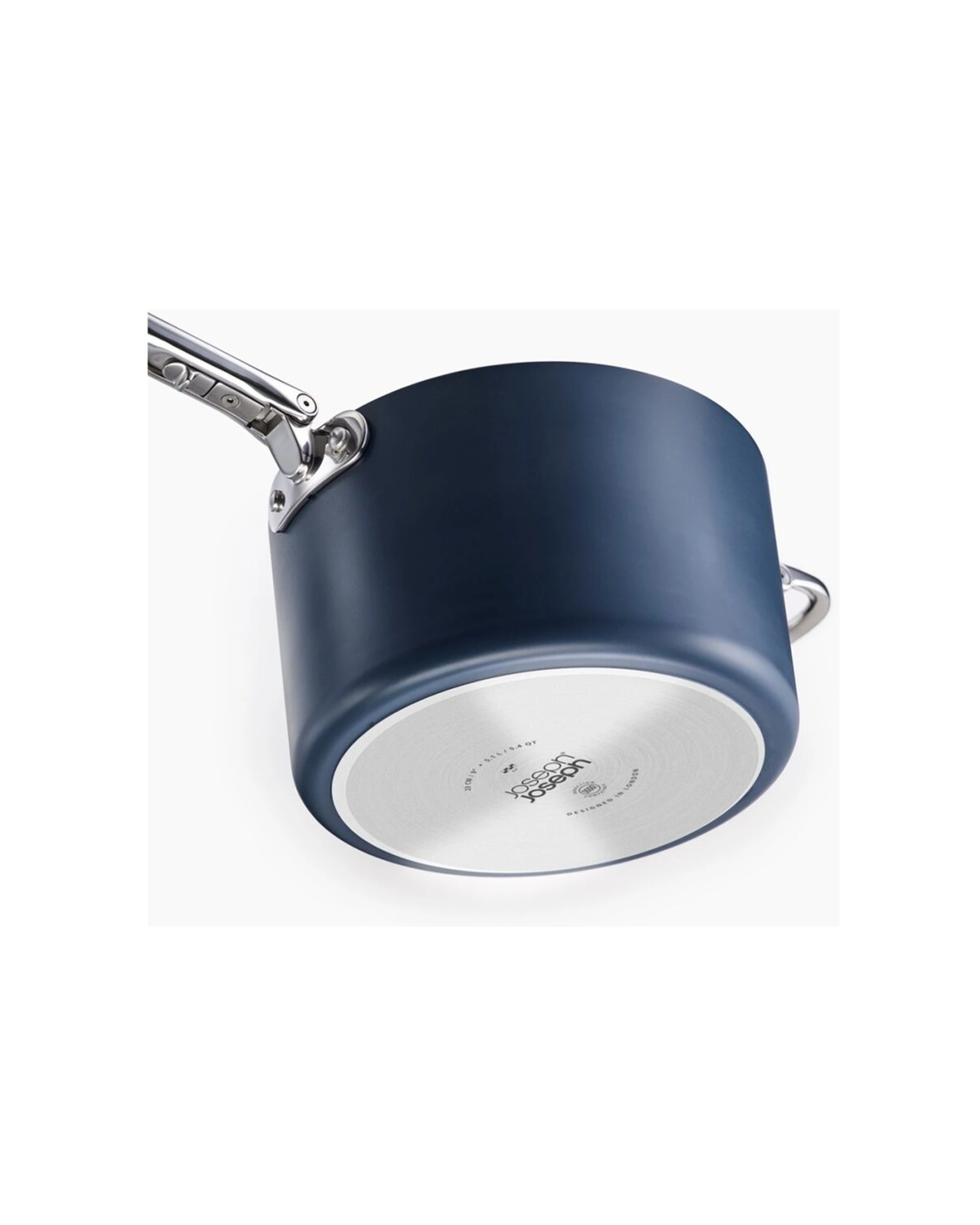 4 Joseph Joseph 5pc Non-Stick Induction Space Cookware Set With Foldable Handle - Blue, 4 of 7