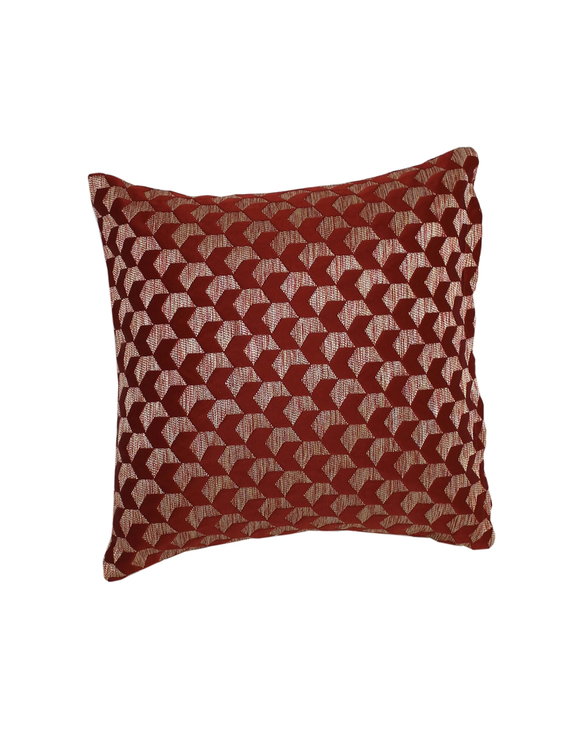 1 Jason Commercial Regency Cushion Filled Russet 45x45cm - Blue, 1 of 1
