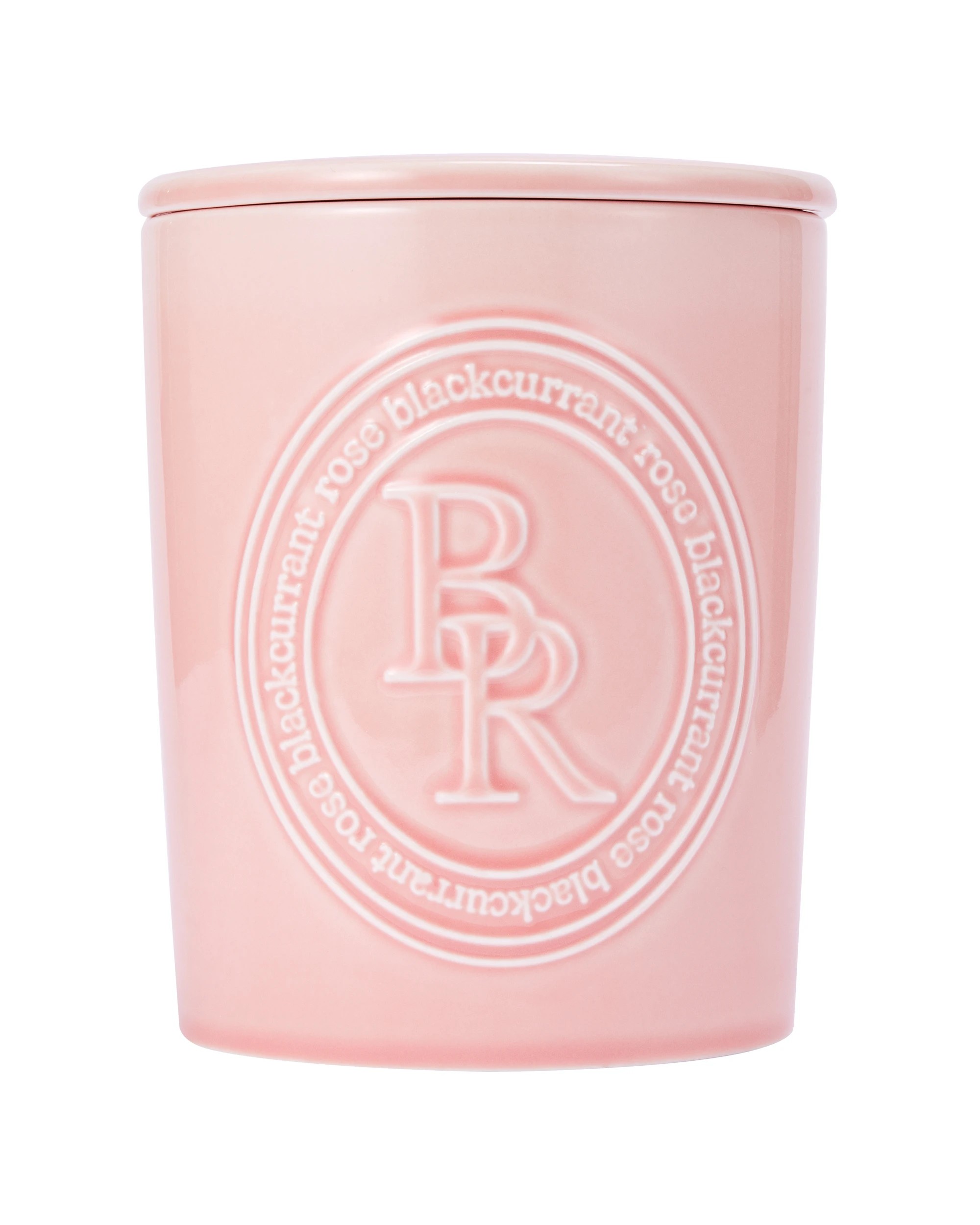 1 XL Blackcurrant Rose Soy Wax Ceramic Candle, 1 of 6