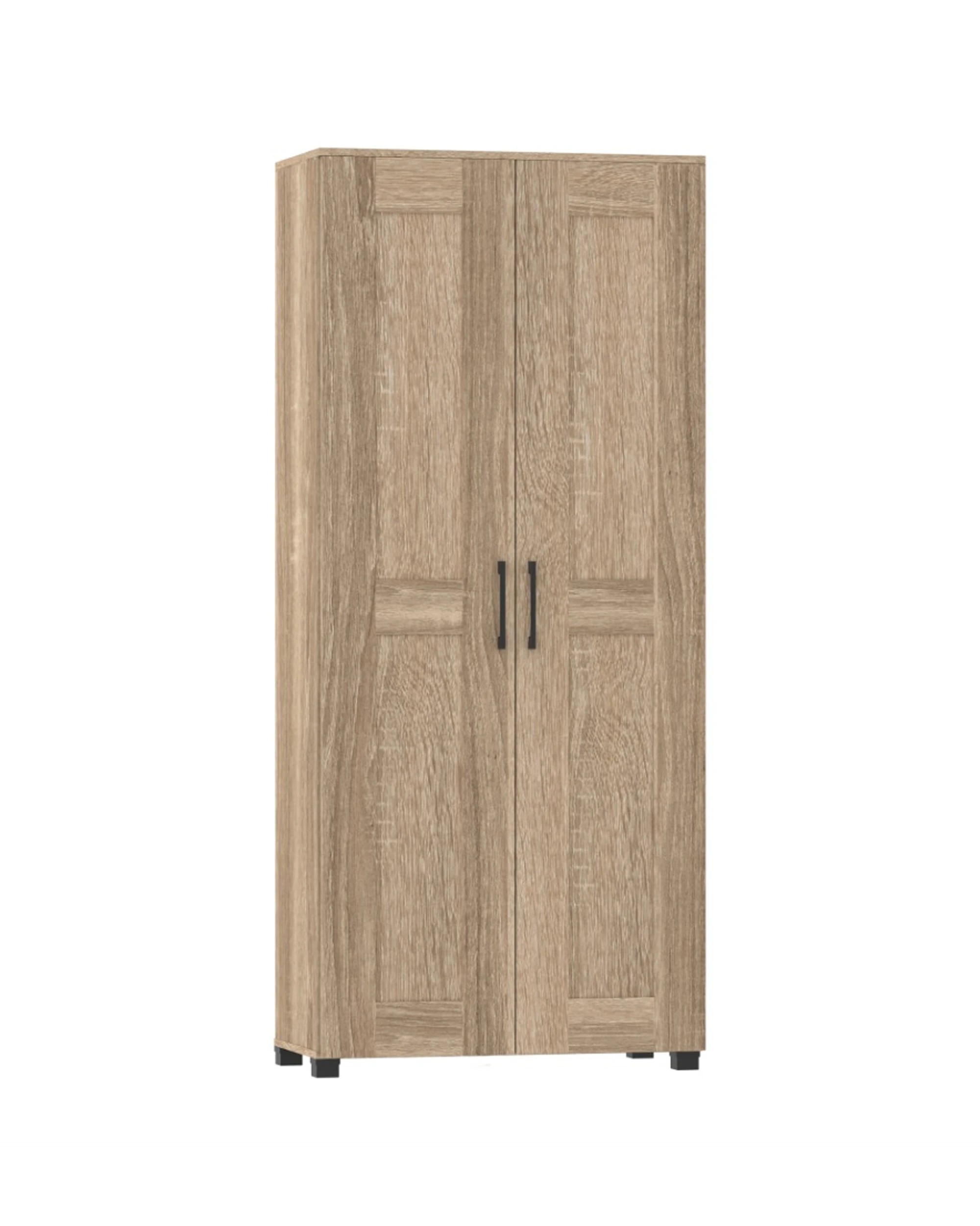 4 Alpine Bay Montreal Cupboard 2 Door Tall Multipurpose Storage Unit Light Sonoma Oak - Brown, 4 of 9