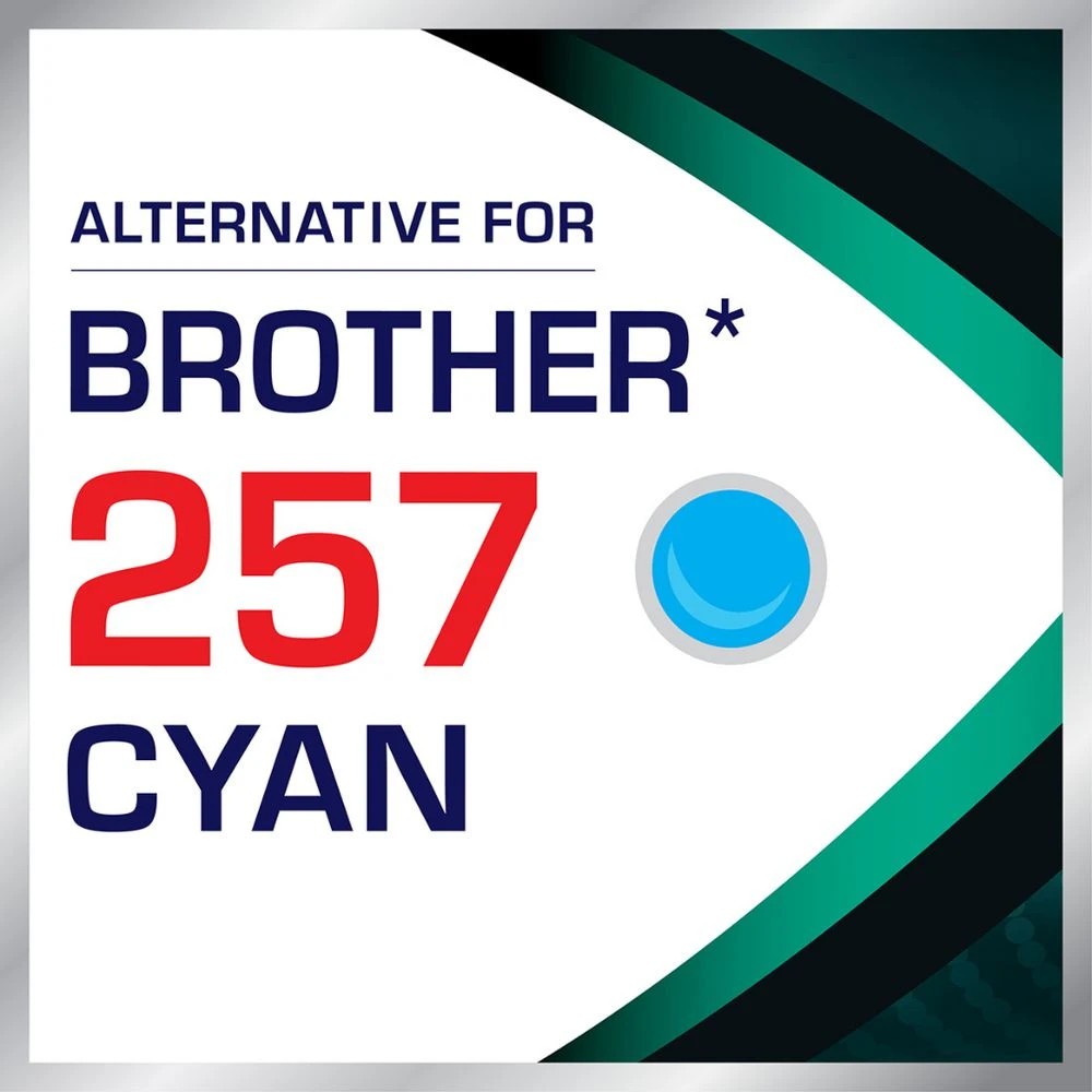 2 Calidad Brother TN257 Toner Cartridge Cyan, 2 of 7