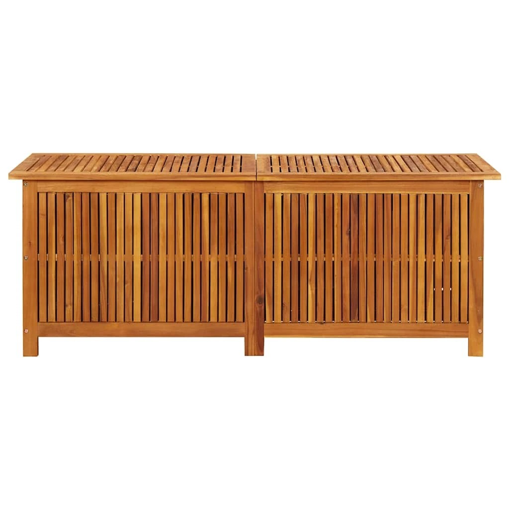 4 Vidaxl Garden Storage Box Solid Wood Acacia - Brown, 4 of 10