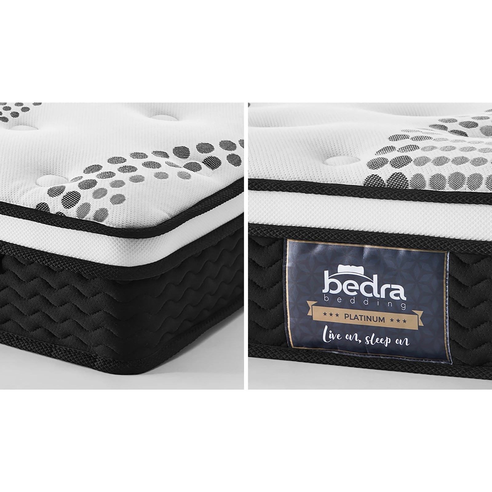 2 Bedra Bedding King Mattress Cool Gel Foam Euro Top Bed 22cm
 - Multi, 2 of 2