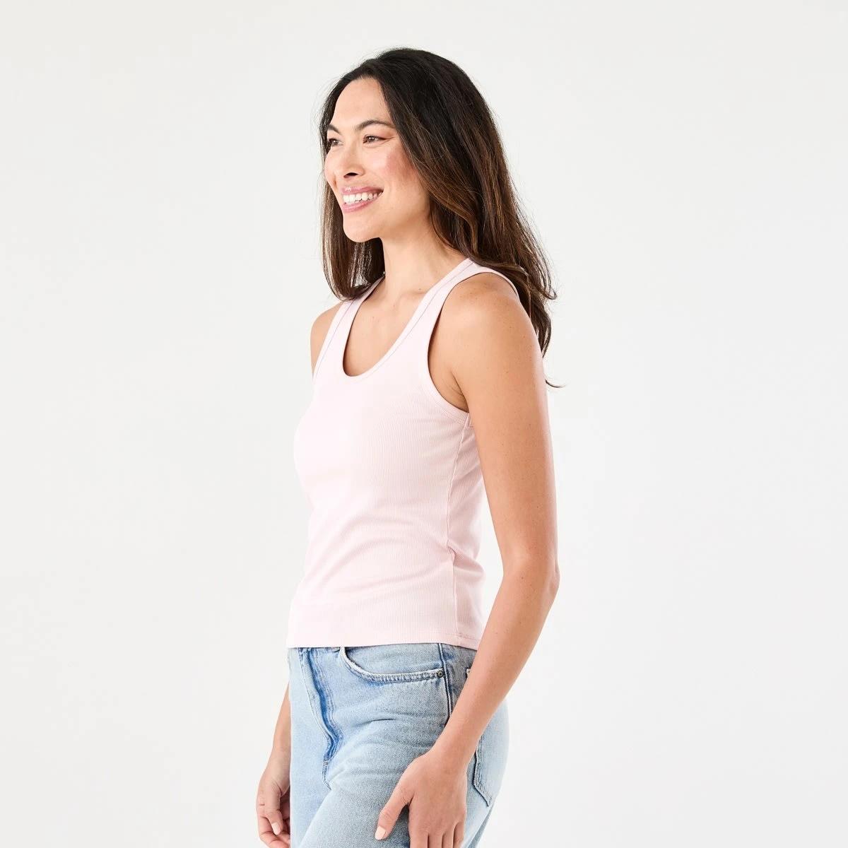 2 Sleeveless Rib Tank SOFT BLOSSOM, 2 of 5