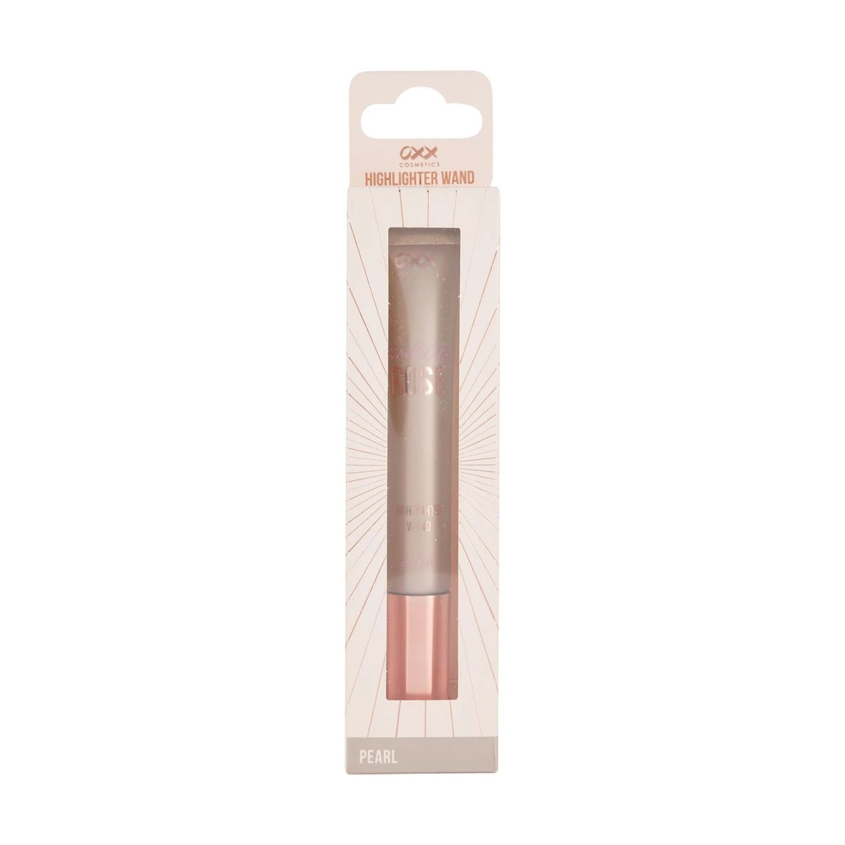 1 OXX Cosmetics Sparkling Rose Highlighter Wand - Pearl, 1 of 7