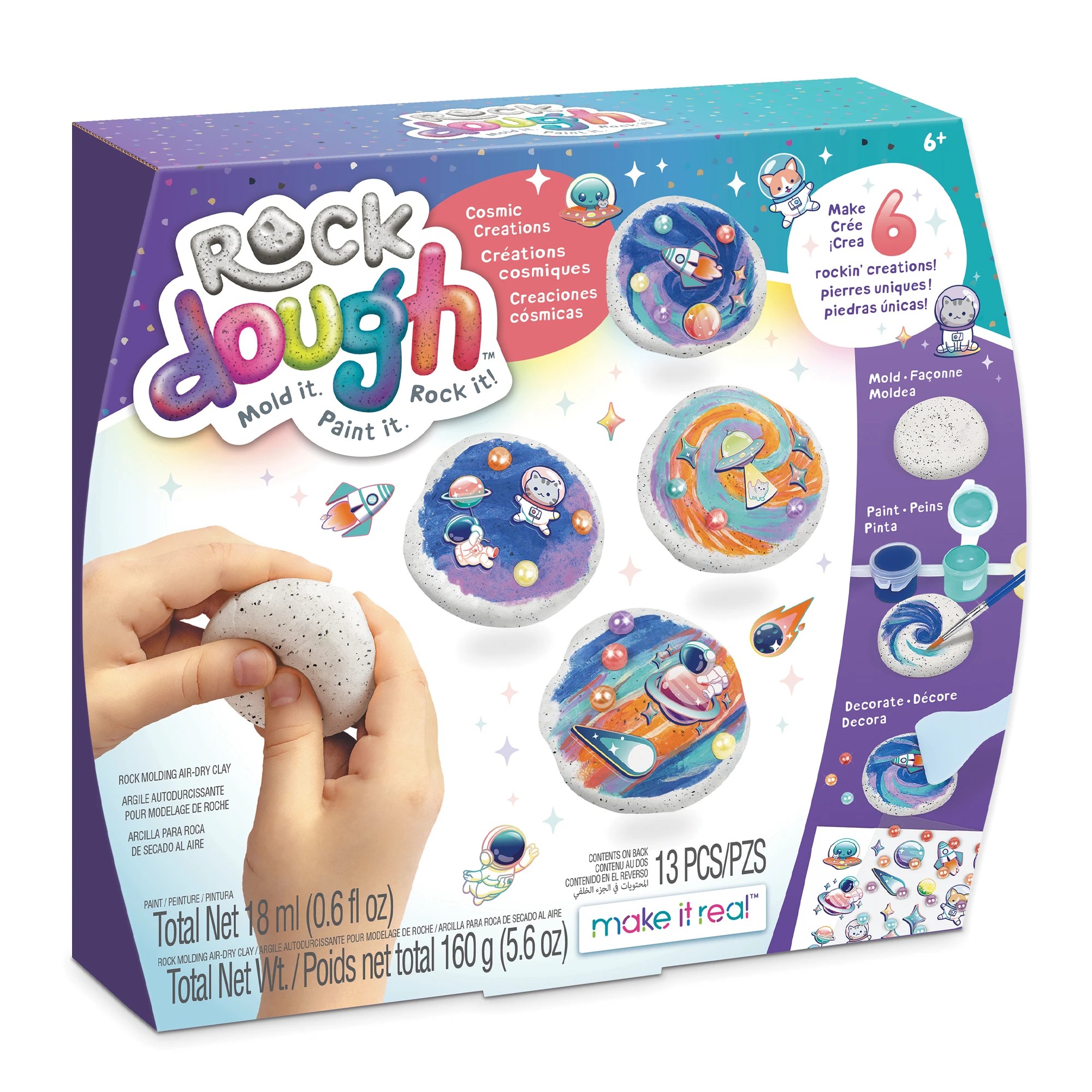 1 13 Piece Make It Real Rock Dough, 1 of 8