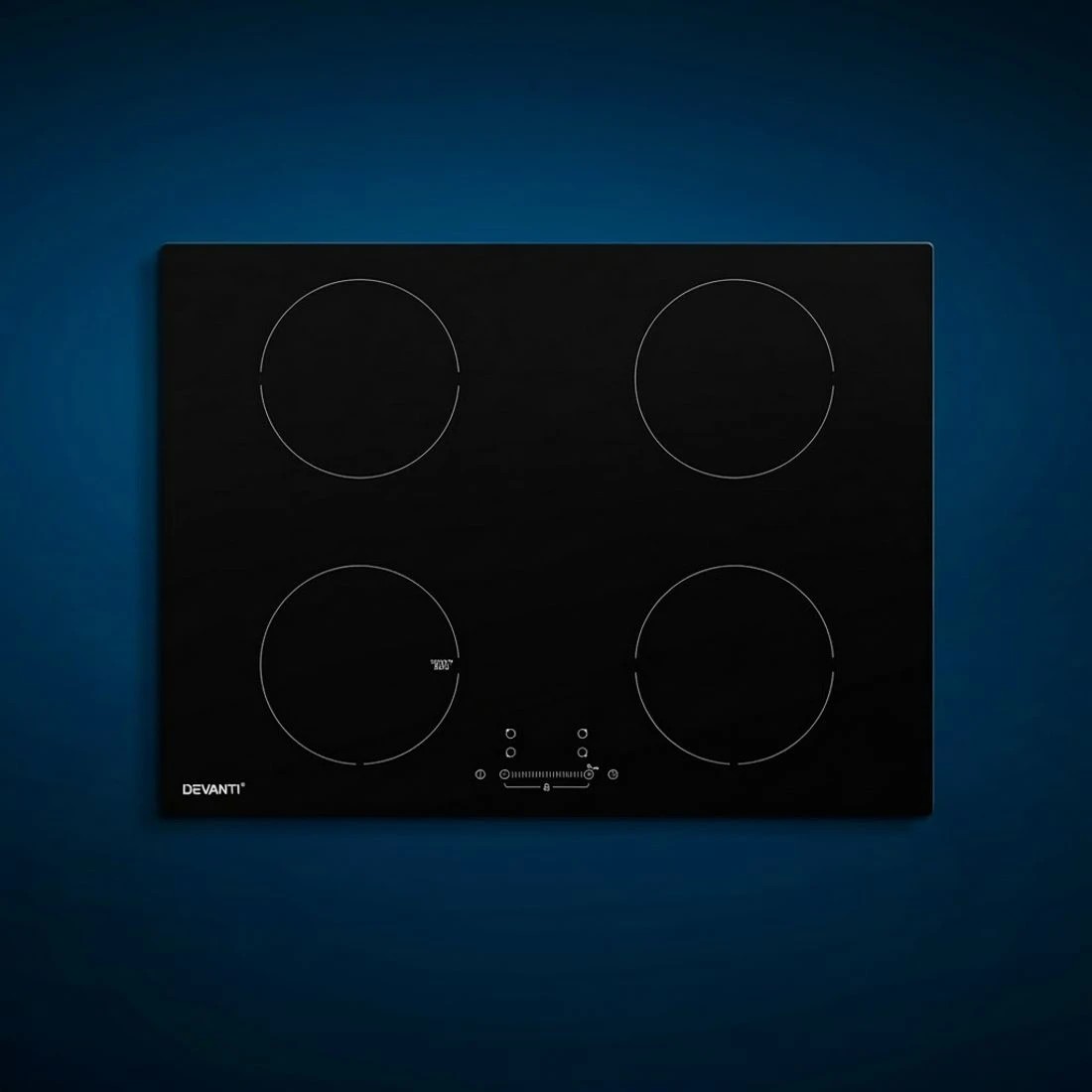 4 Devanti Electric Induction Cooktop 70cm Ceramic 4 Zones Stove Cook Top Hot Plate 7000W - Black, 4 of 6