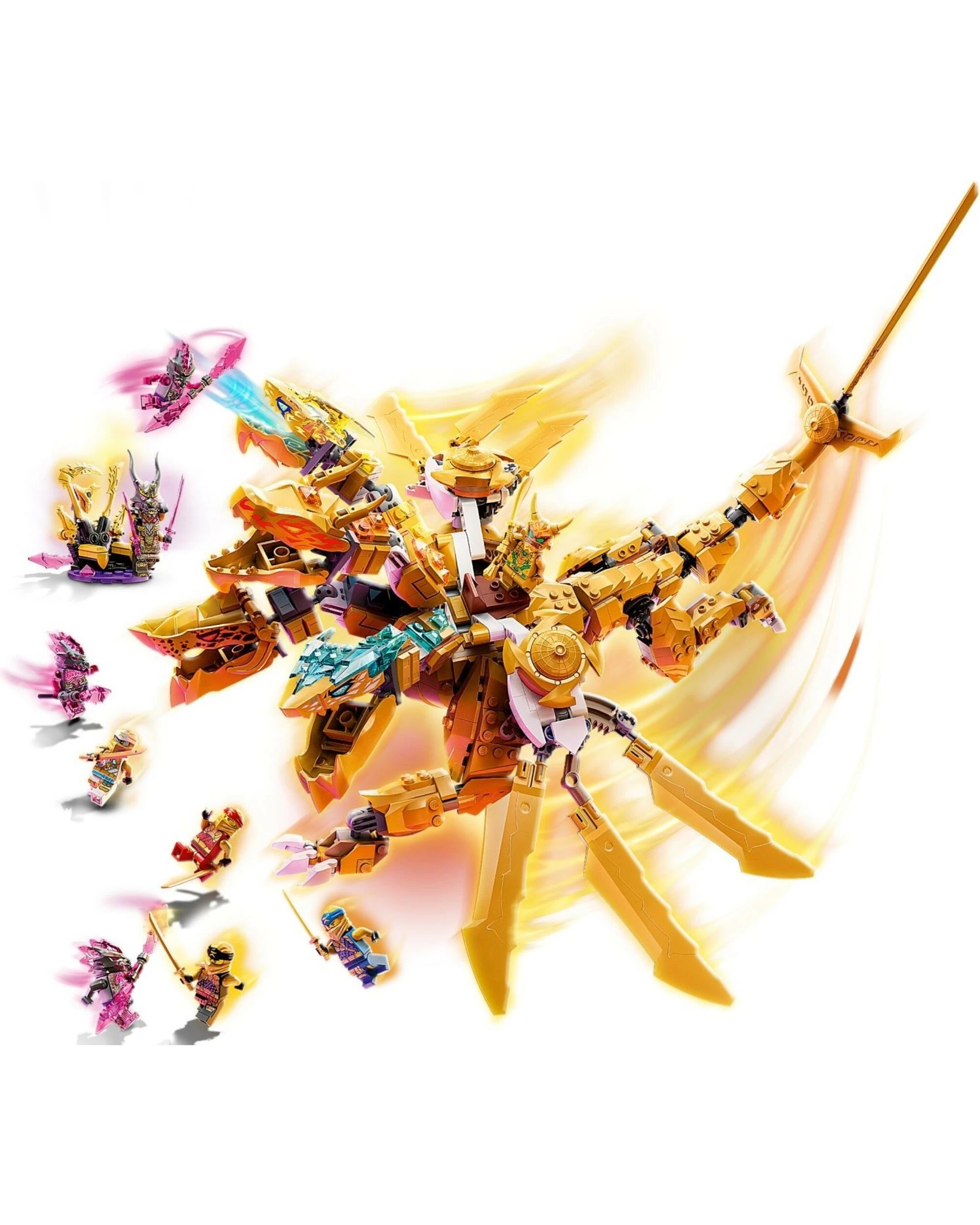 3 LEGO 71774 Lloyd's Golden Ultra Dragon NINJAGO Set, 3 of 5