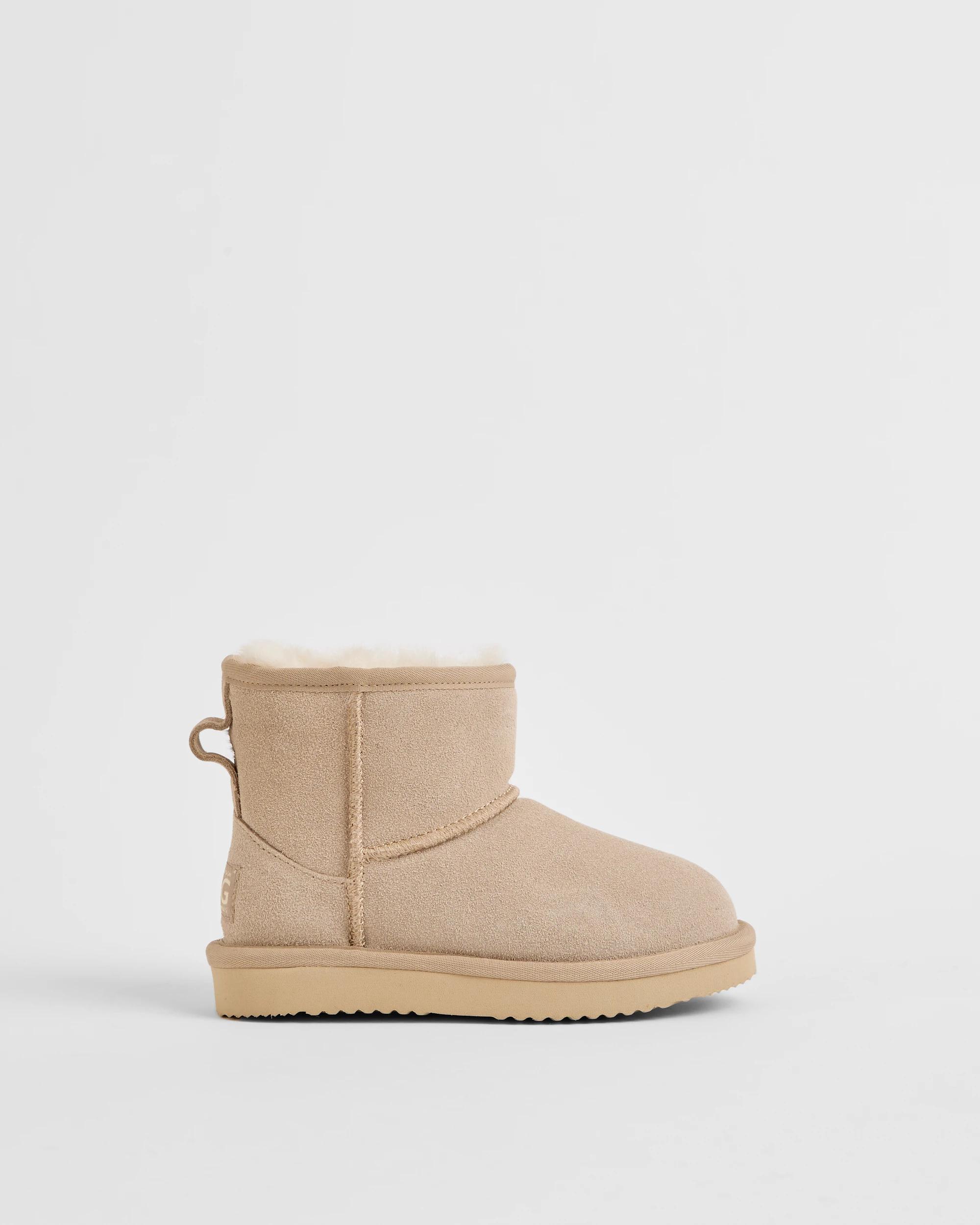 1 Australian Design Ugg Boots and Slippers Australian Design Genuine Leather and Sheepskin Slipper Boot SAND, 1 of 3