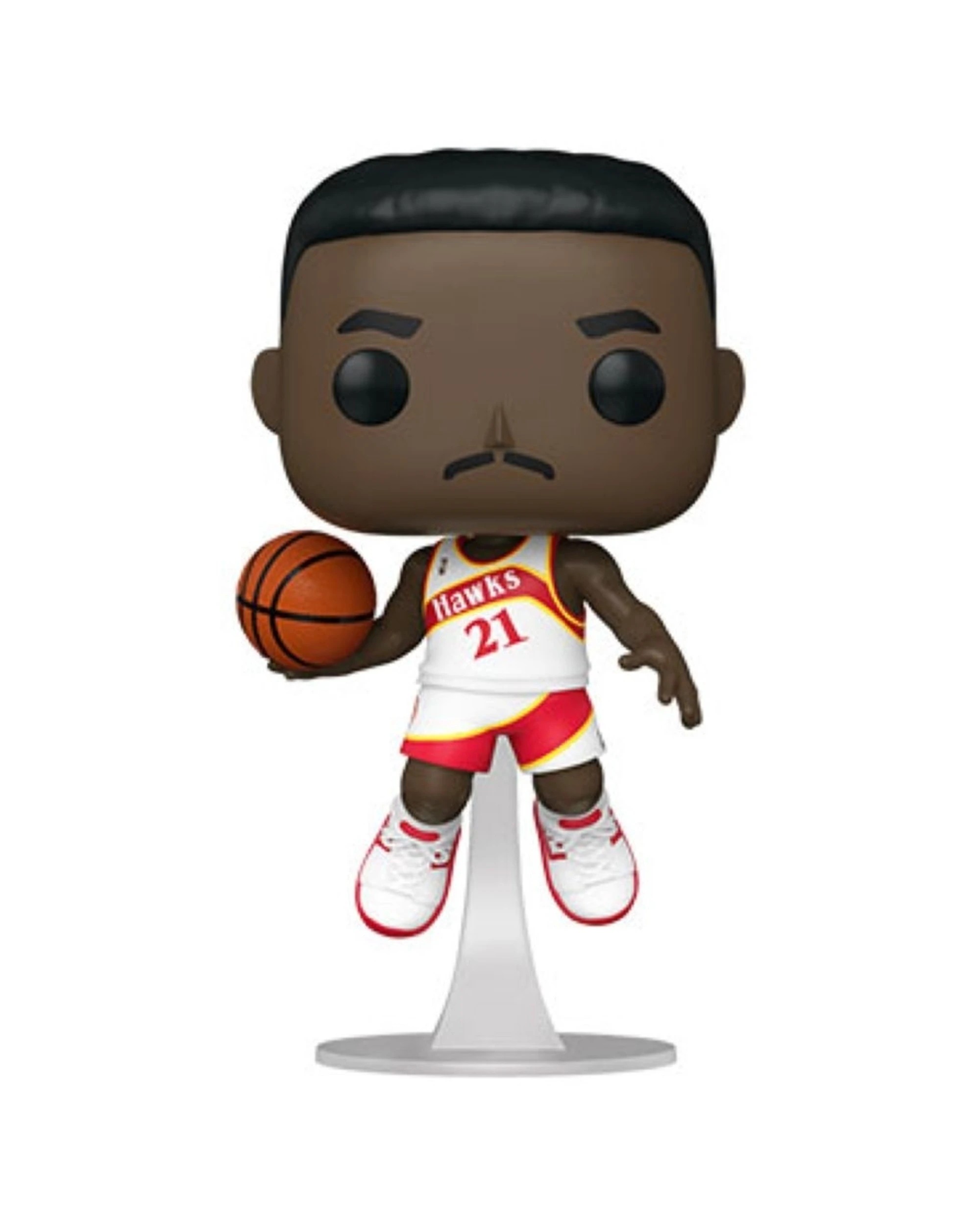 1 Pop NBA Legends Dominique Wilkins Hawks Home Pop Pop Vinyl Figures 10cm - Multi, 1 of 3