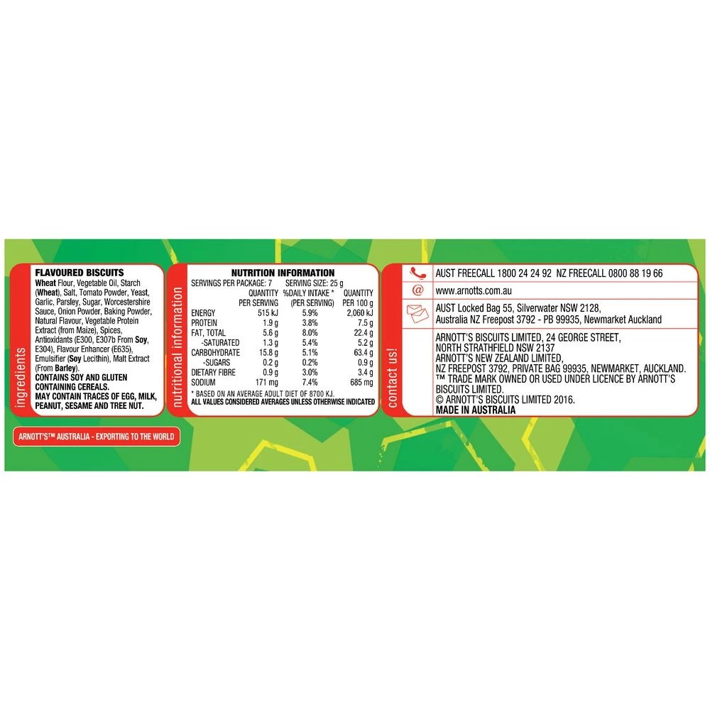 3 Arnott's Barbecue Shapes 175g, 3 of 4