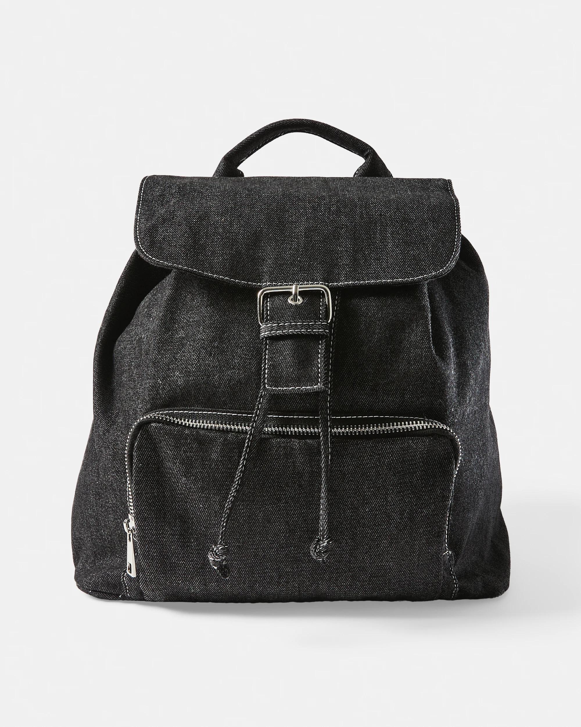 1 Casual Pocket Backpack Black, 1 of 5
