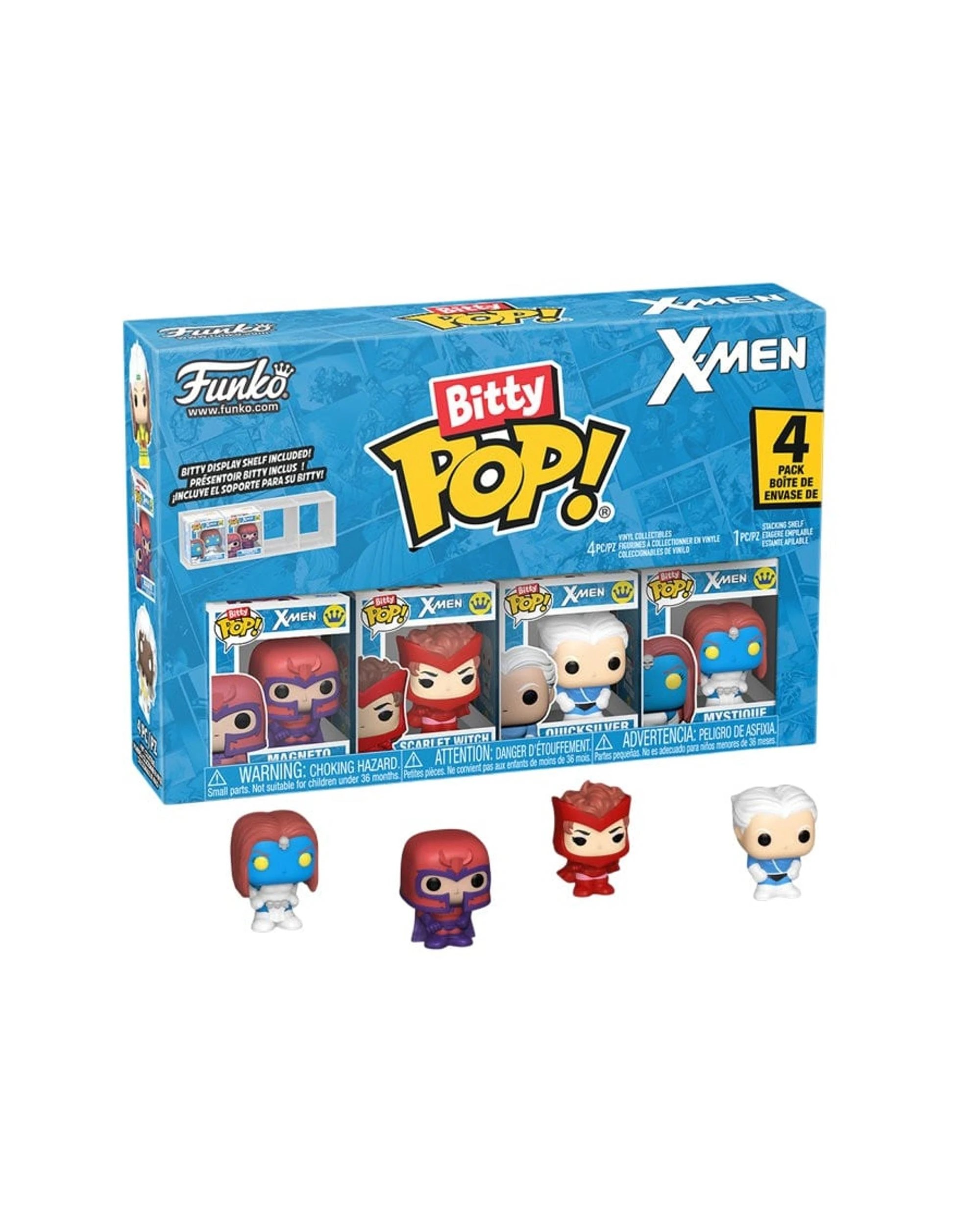 1 Marvel X-Men Magneto Bitty POP! Funko POP! Vinyl 4 Pack, 1 of 5