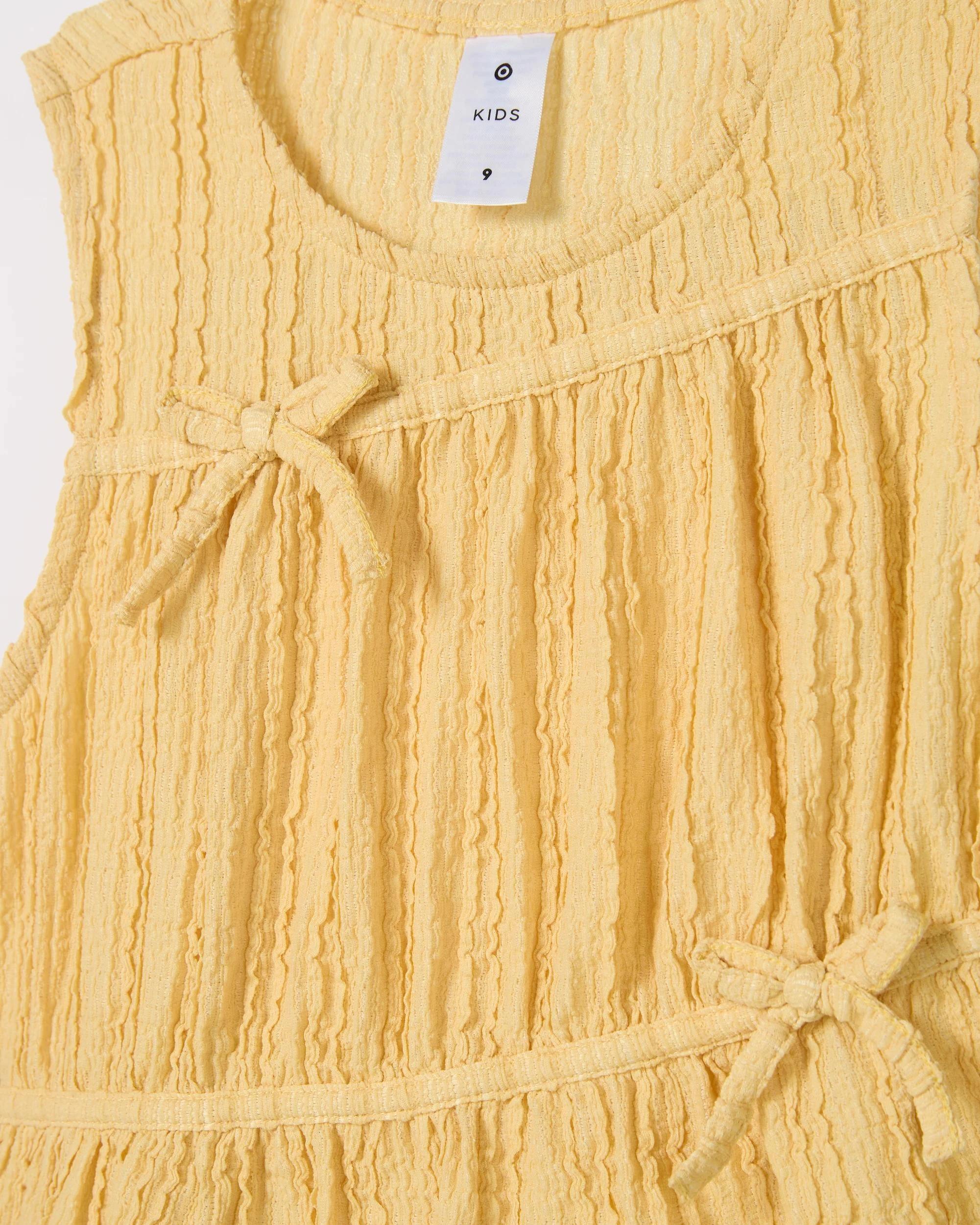 7 Target Textured Knit Bow Tank SUNLIGHT, 7 of 7