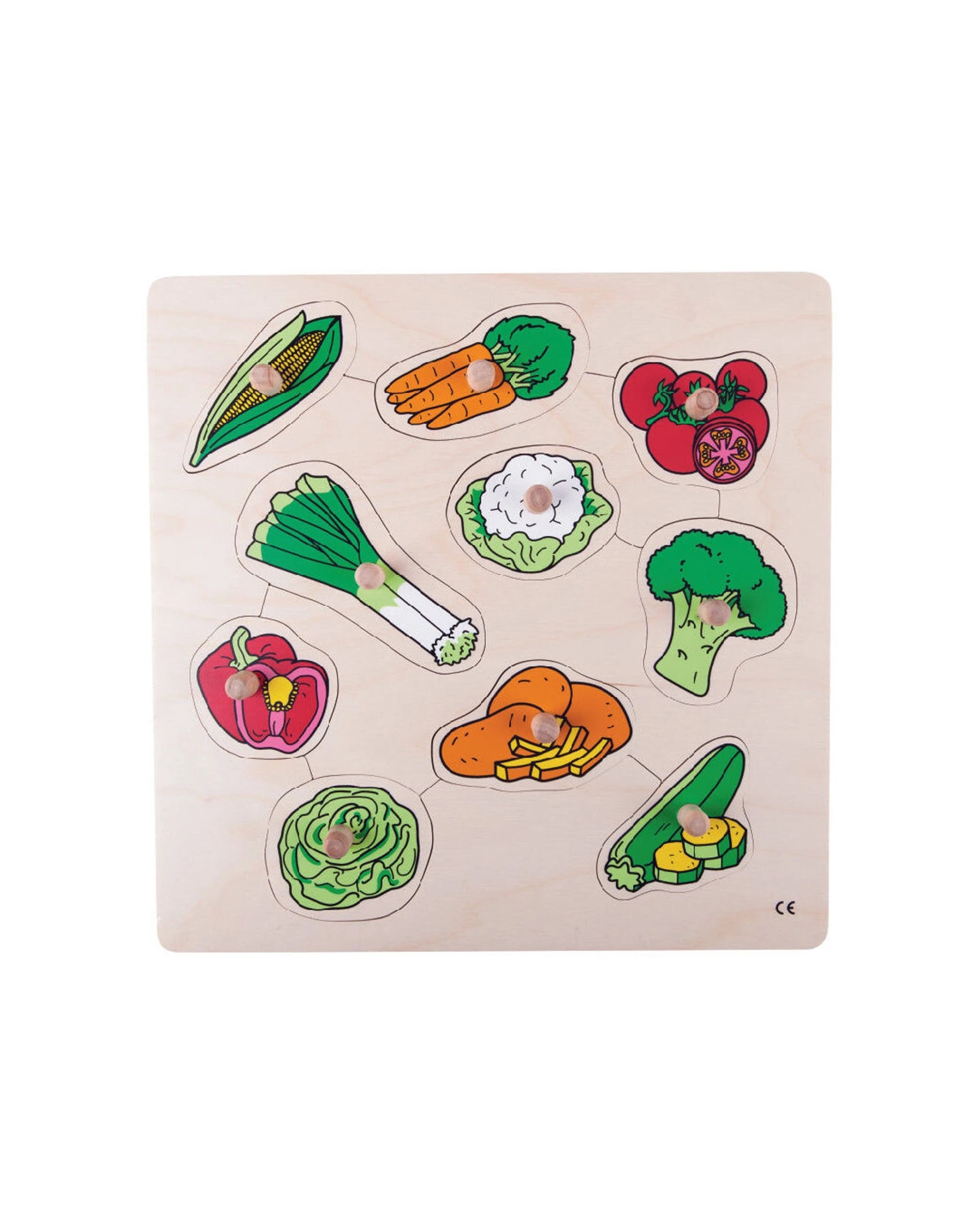 1 EDUCO Inlay Board Puzzle - Educational Puzzle - Motor Skills Toy - 3 Years - Multi, 1 of 3