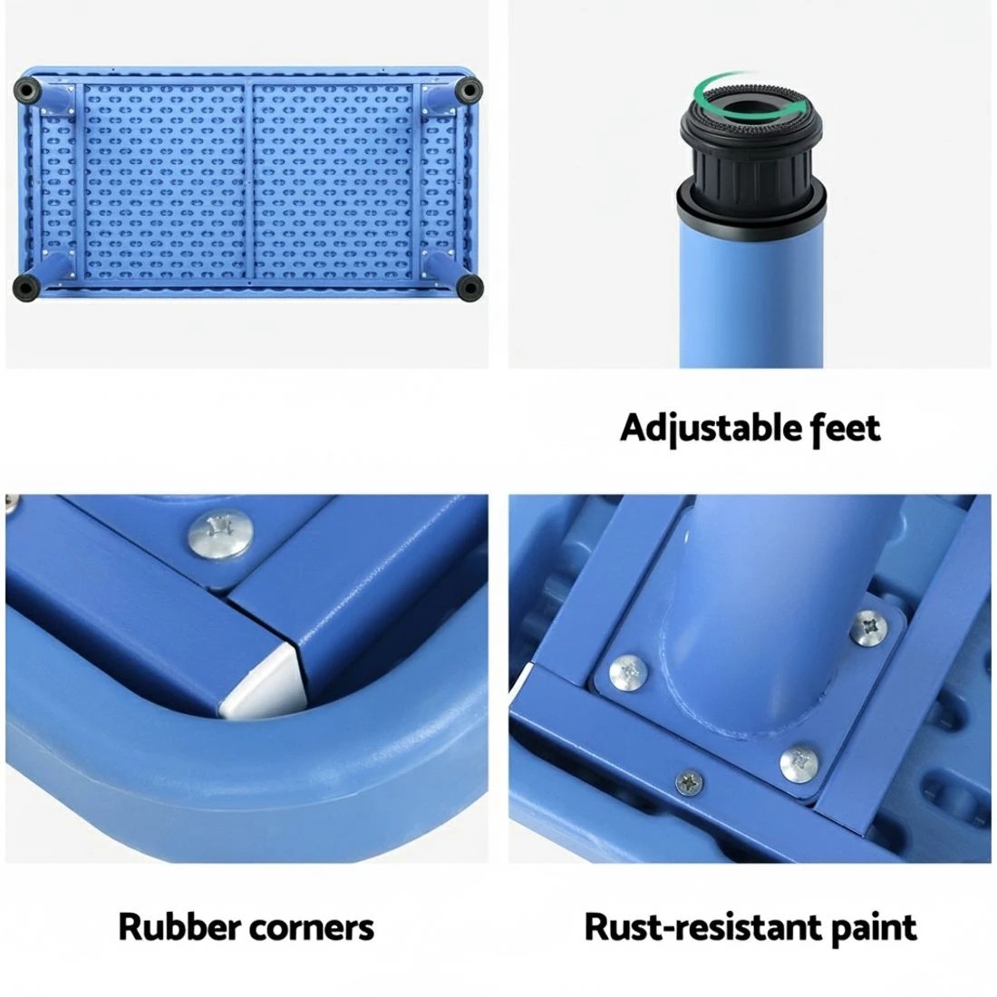 3 Keezi 9PCS Kids Table and Chairs Set Children Study Desk Furniture Plastic 8 Chairs - Multi, 3 of 5