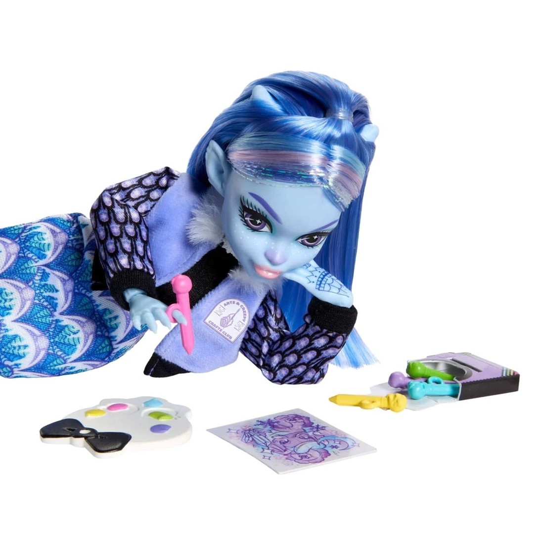 6 Monster High Fearbook Abbey Bominable Doll, 6 of 7