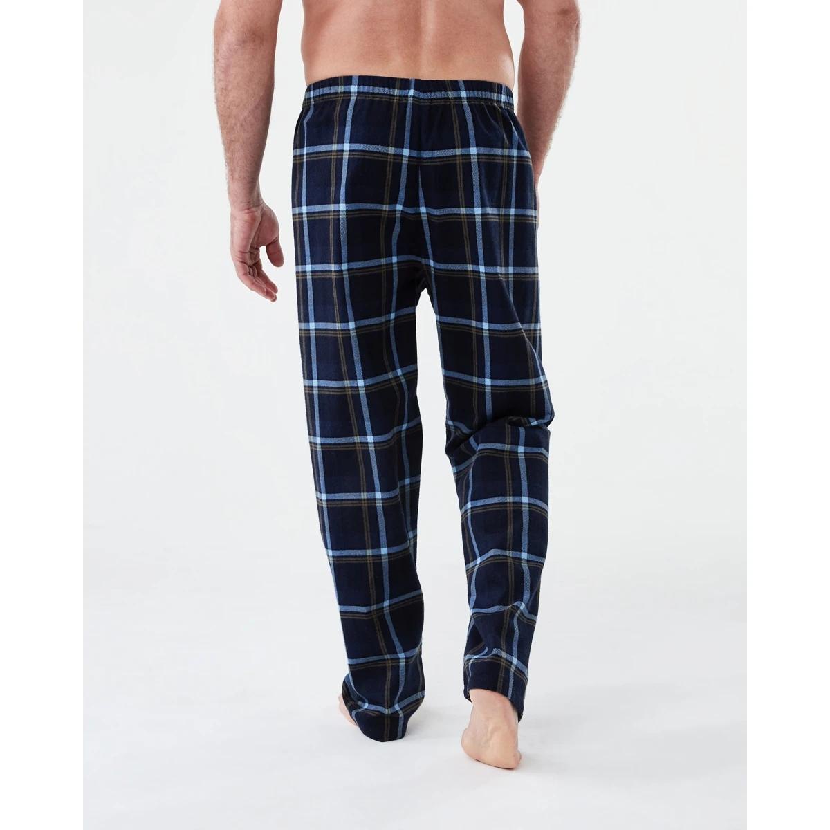 3 Flannel Sleep Pants Nvy Check, 3 of 4