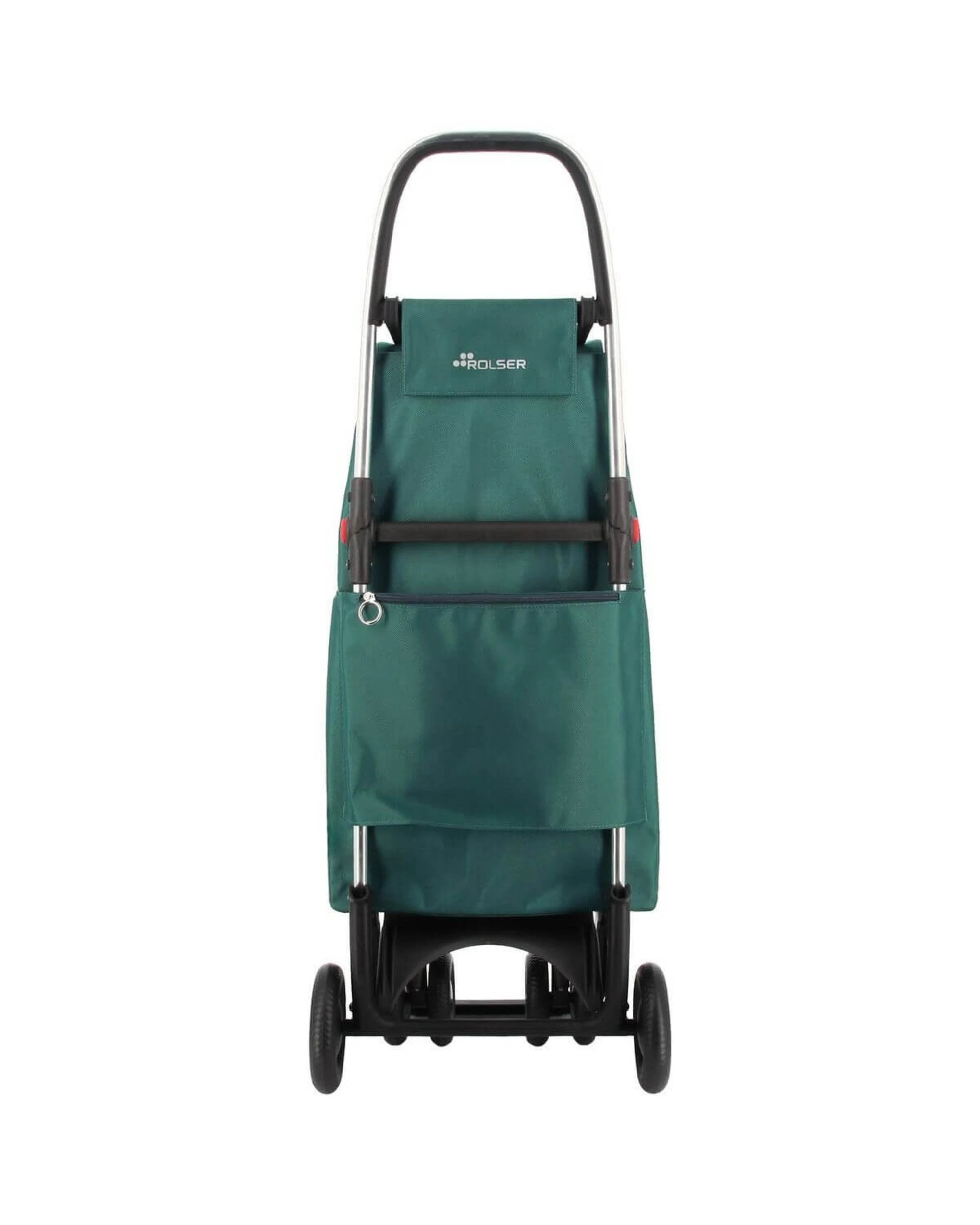 4 Rolser IMax MF 4 Wheel 2 Swivelling Trolley Green, 4 of 5