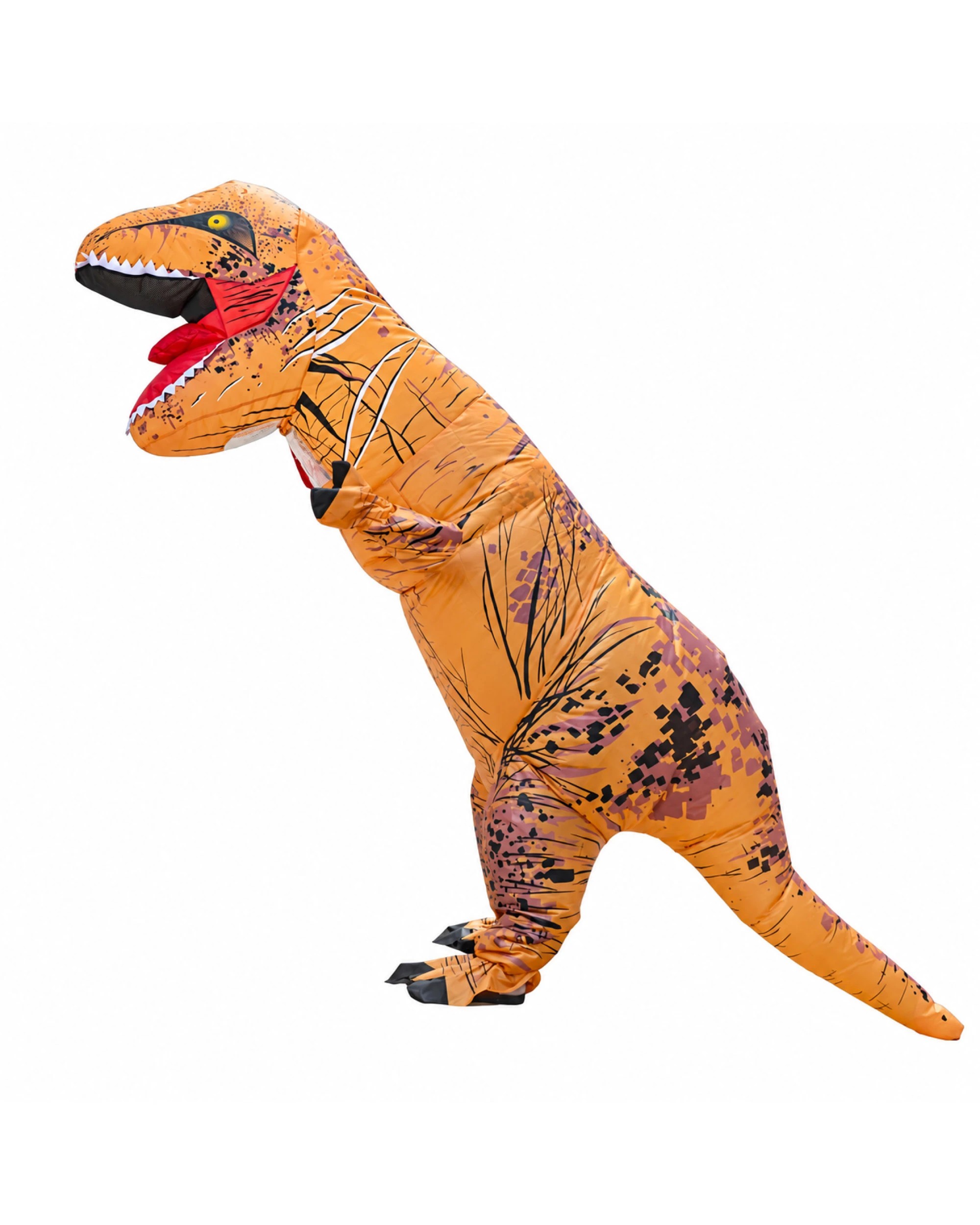 1 BR Costumes Adult Inflatable Brown Dinosaur Party Costume Tyrannosaurus Rex, 1 of 2