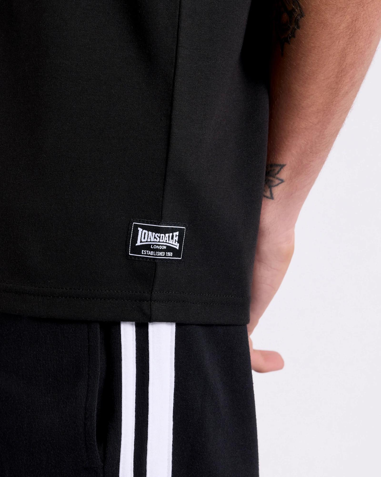 3 Tank Top - Lonsdale London BLACK, 3 of 5