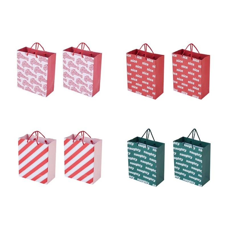 1 4 Pack Christmas Gift Bags - Medium, Assorted, 1 of 6