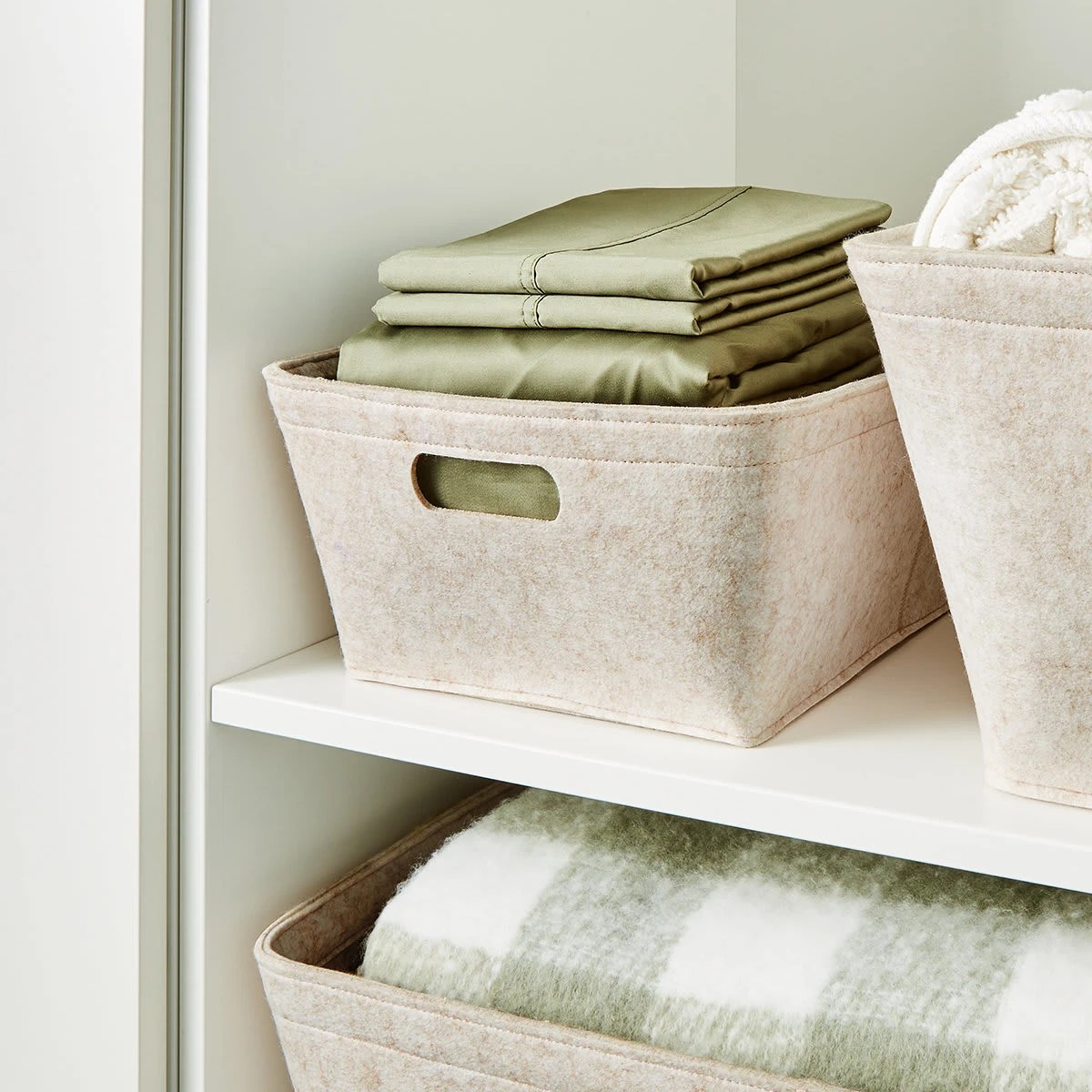 9 Felt Tub - Small, Beige, 9 of 10