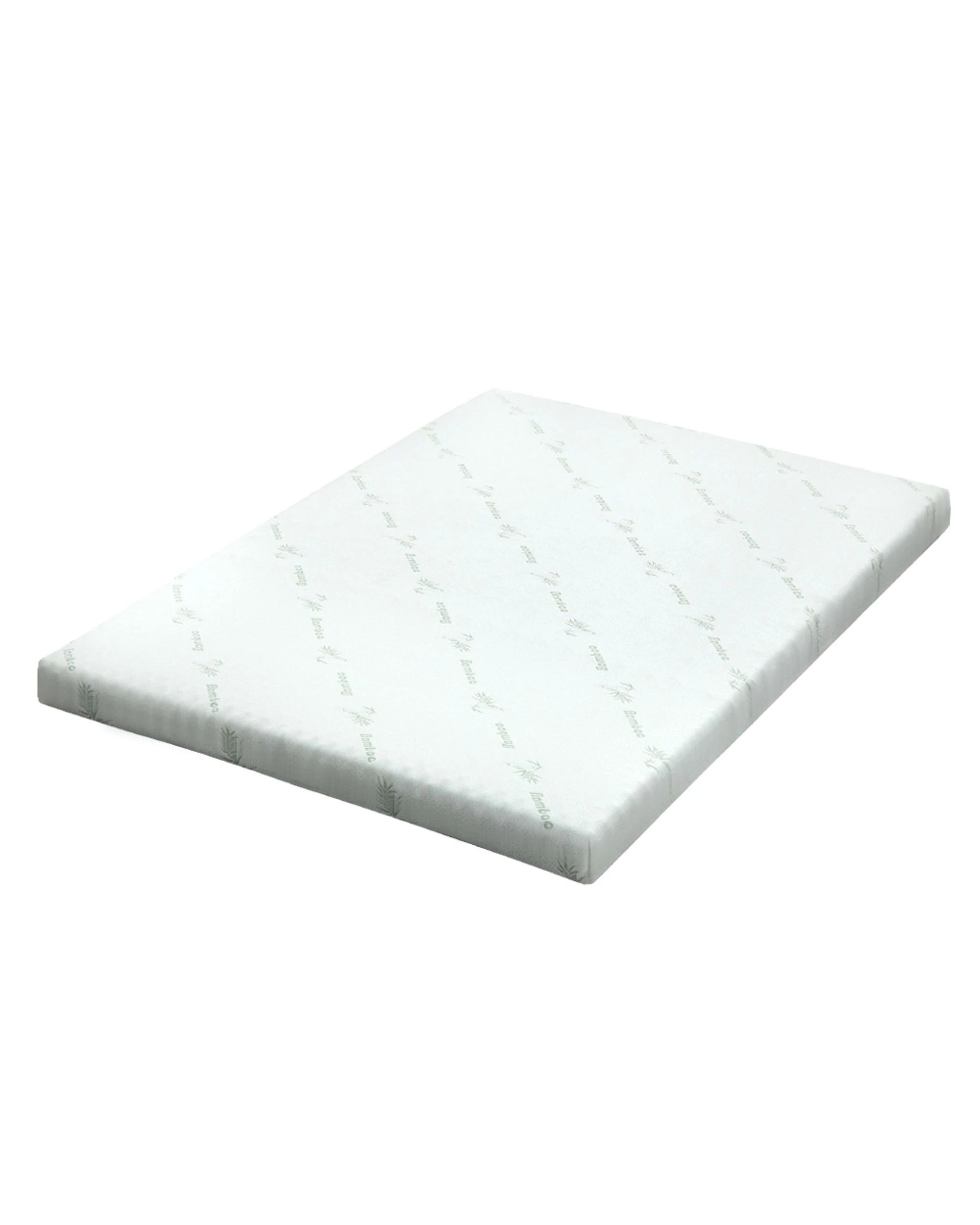 1 Giselle Bedding Memory Foam Mattress Topper Cool Gel 10cm King - King Bed - Blue, 1 of 4