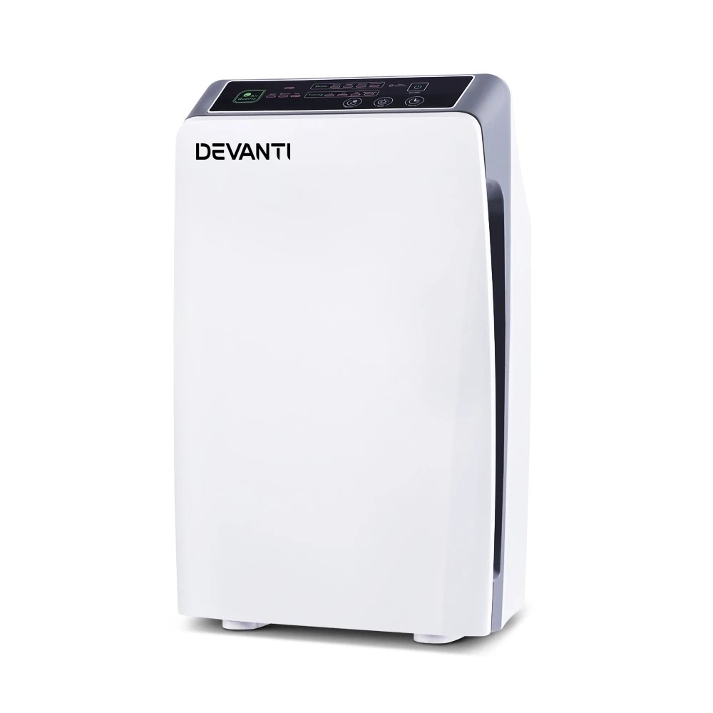 1 Devanti Air Purifier 4 Stage HEPA Filter - Multi, 1 of 7