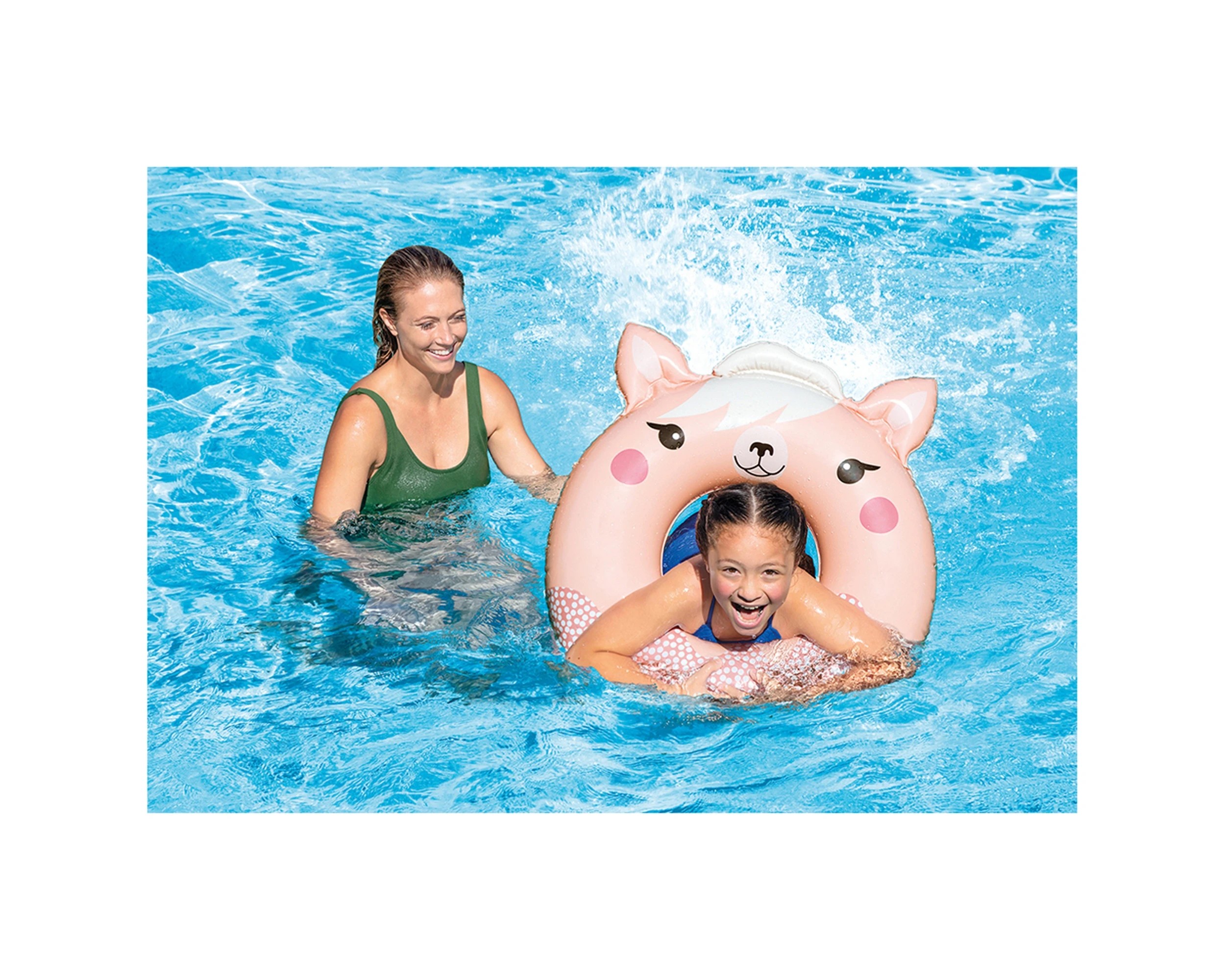 6 INTEX Cute Animal Tubes 76cm Animal Pool Float Vinyl 33-36In Inflatable - Assorted, 6 of 9