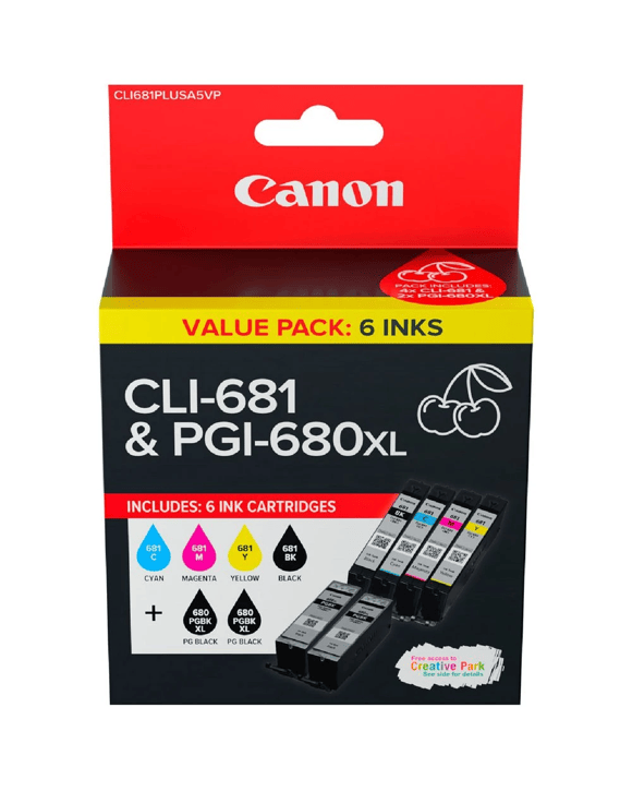 Canon PGI 680XL and CLI 681 Ink Cartridge Value Pack