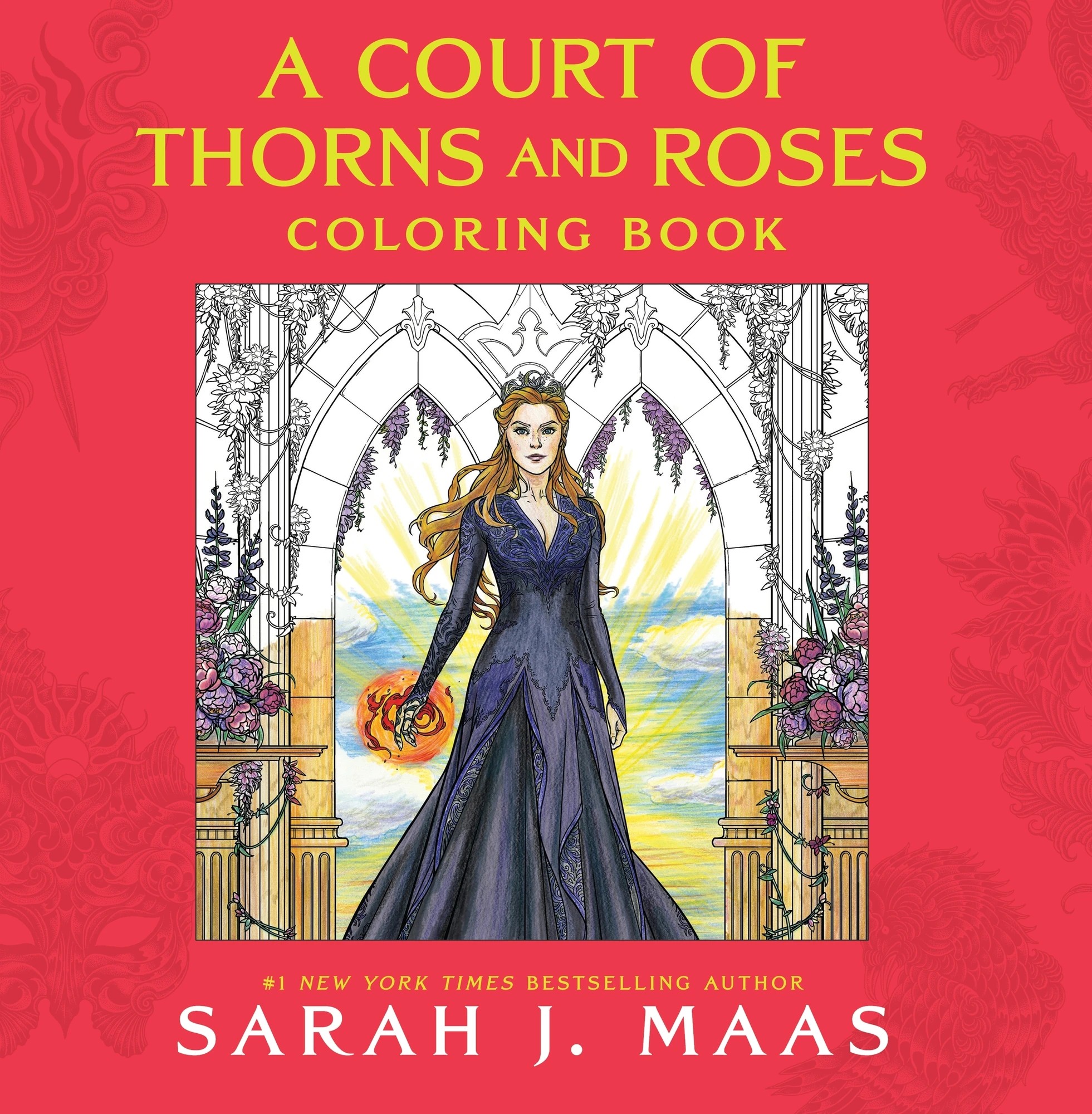 1 A Court of Thorns and Roses Coloring Book by Sarah J. Maas - Book, 1 of 1