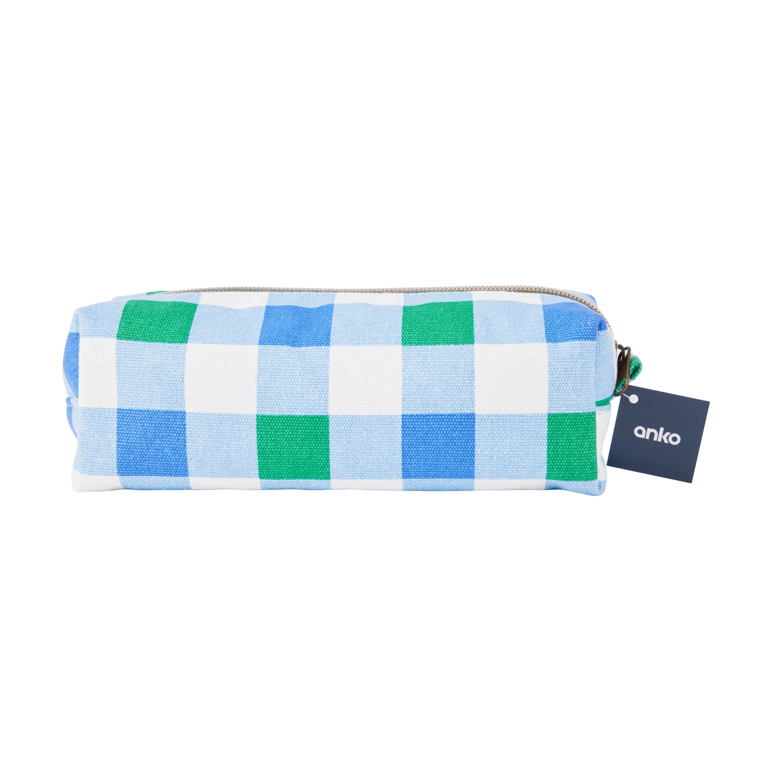 6 Barrel Pencil Case - Check, 6 of 6