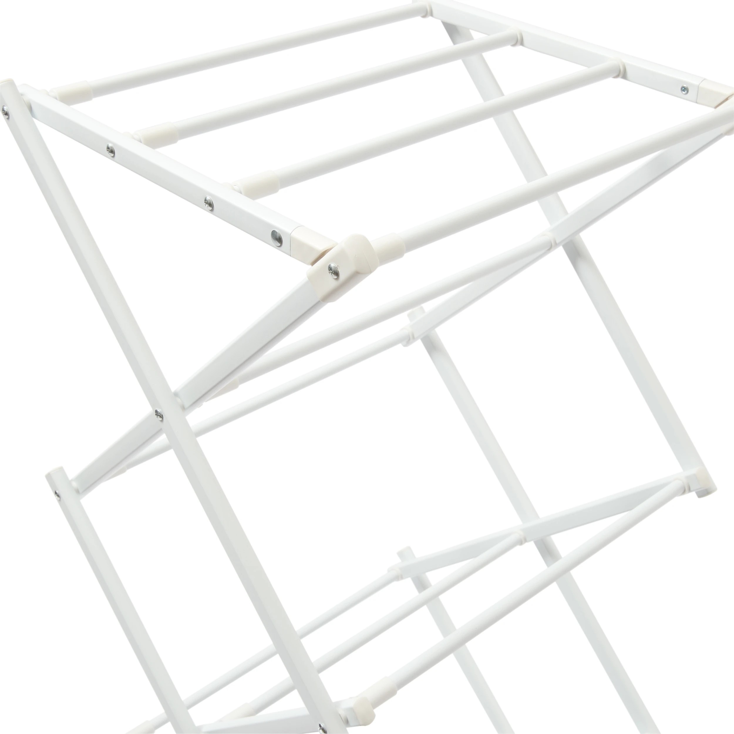4 7.5m Extendable Clothes Airer - White, 4 of 10