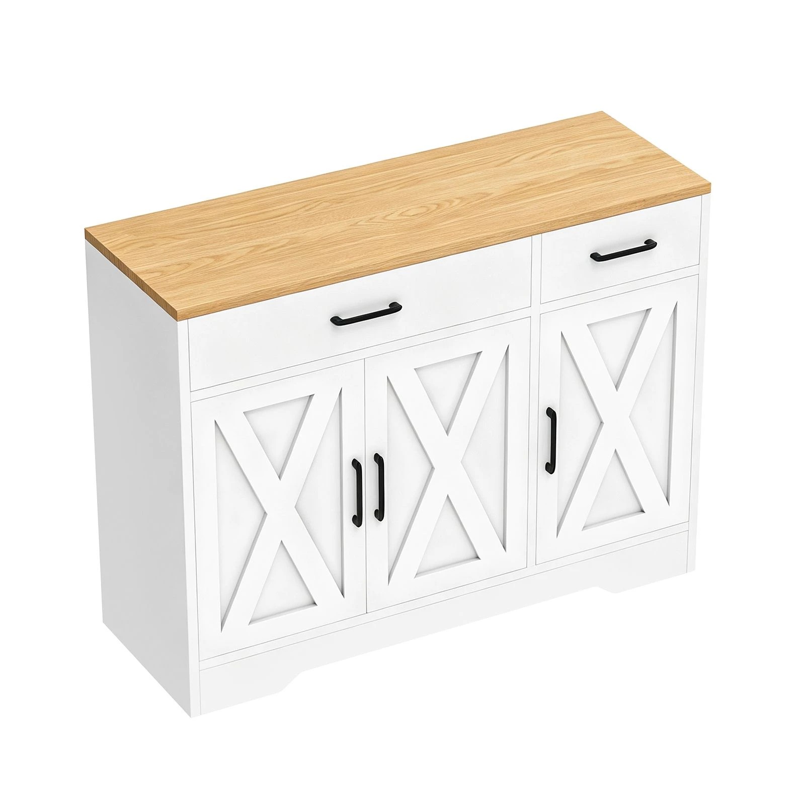Ausway Buffet Cabinet Sideboard Cupboard Kitchen Storage Console Table ...
