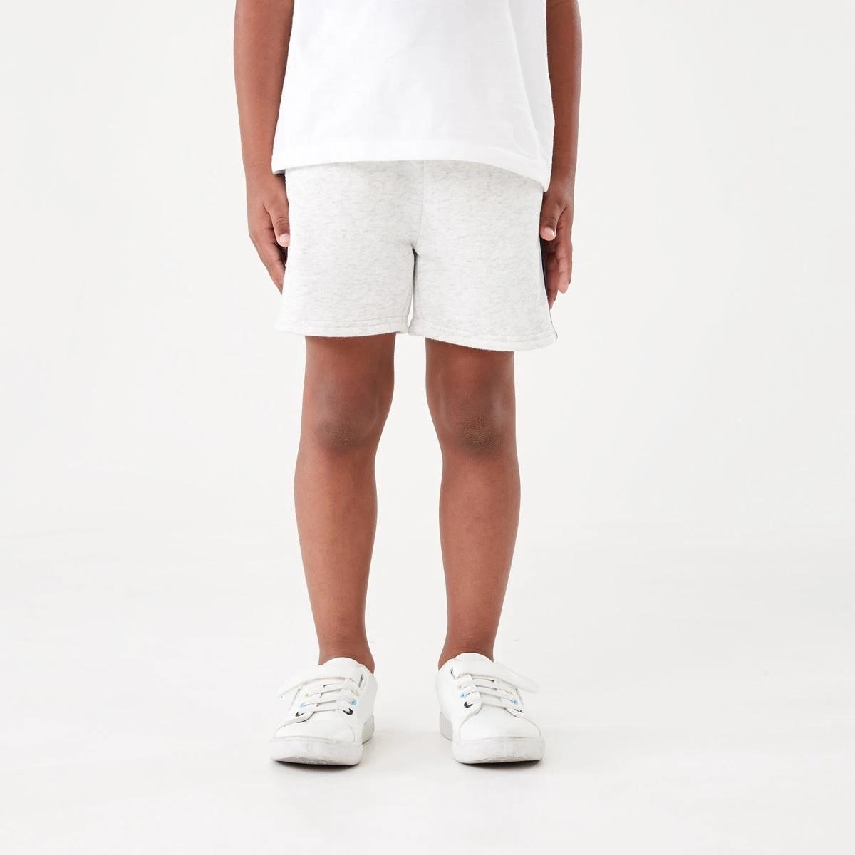 1 Stripe Knit Shorts Wht Marle, 1 of 9