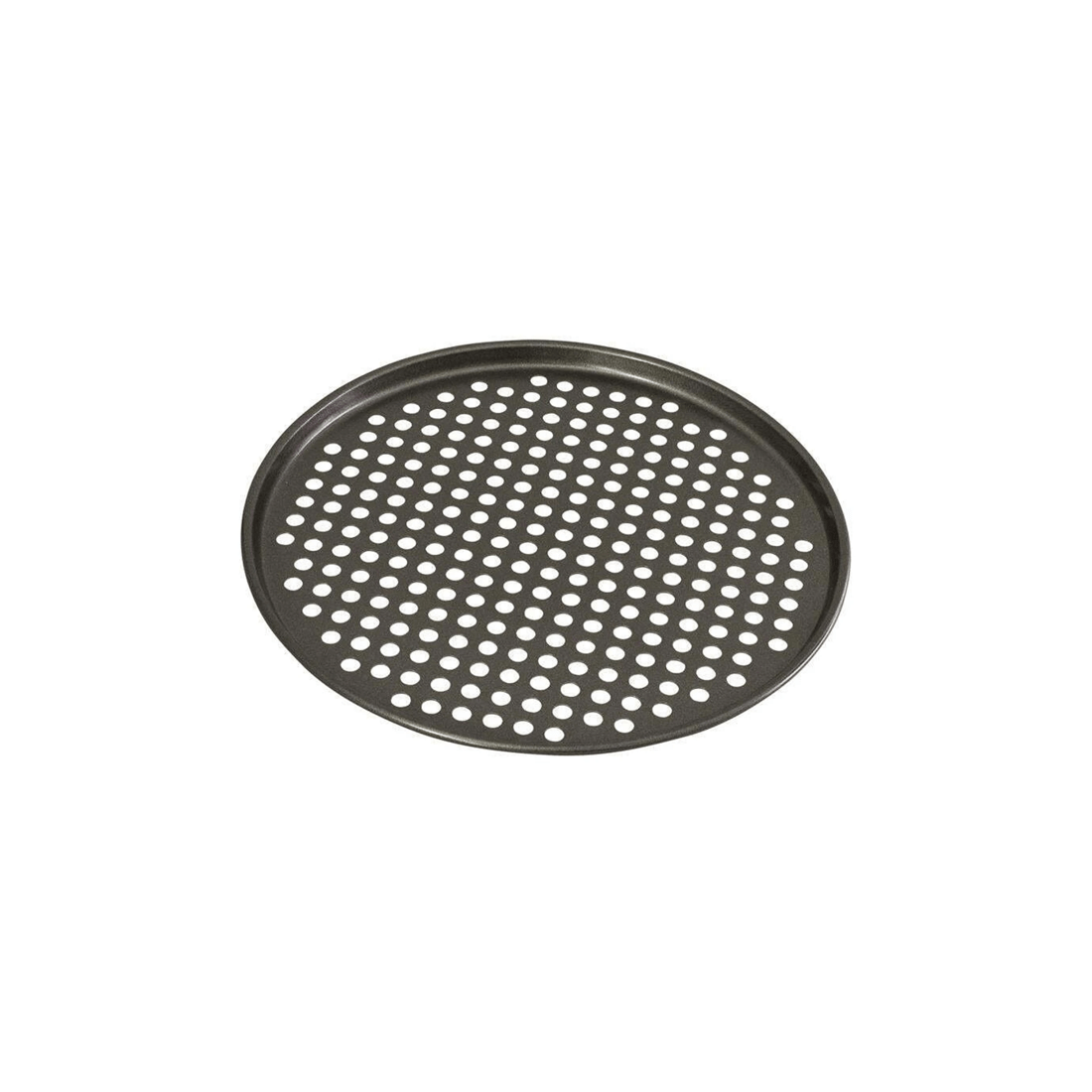 2 Bakemaster 32cm Pizza Crisper Tray Perforated Carbon Steel Double Non-stick
 - Grey, 2 of 3