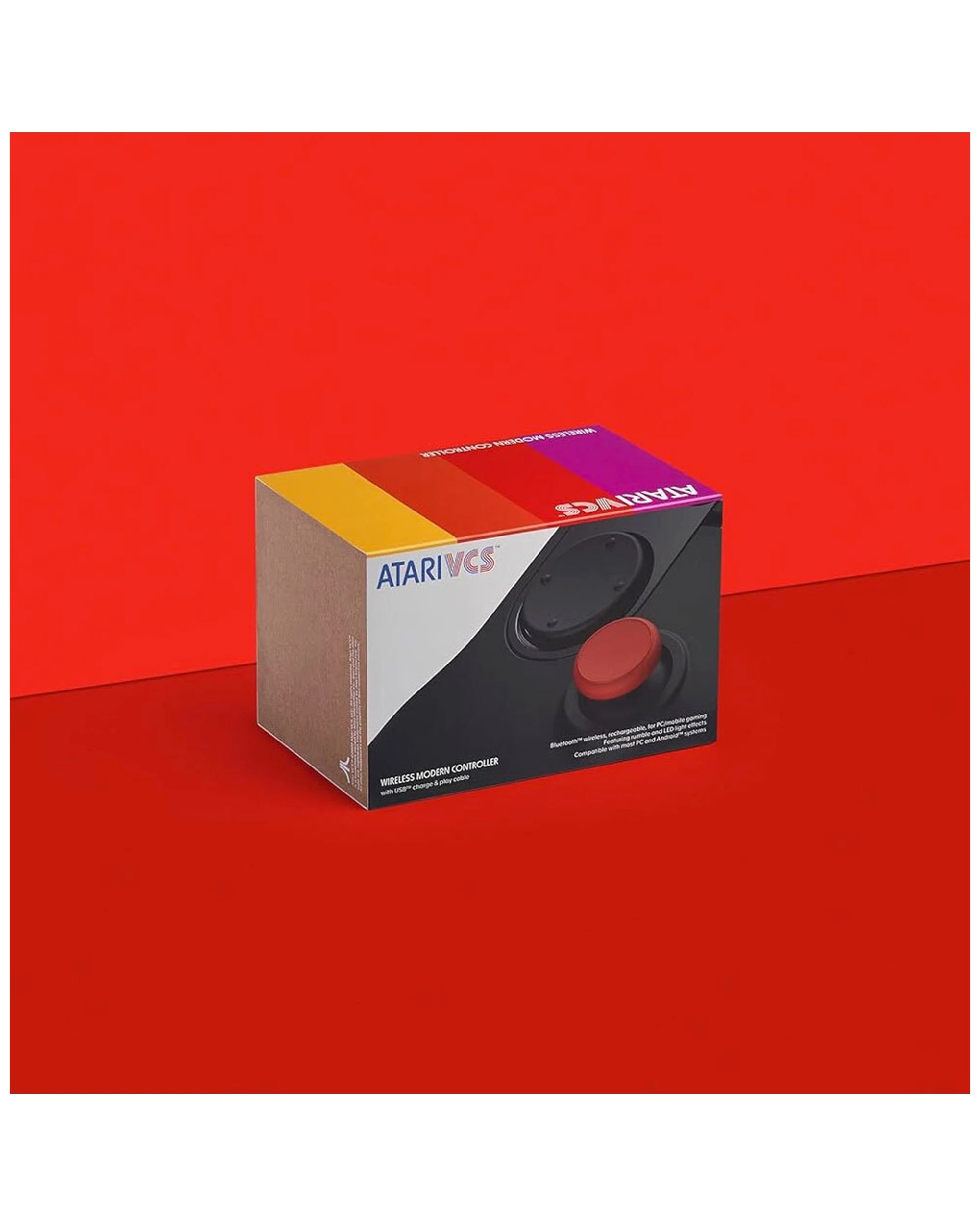 3 Atari Wireless Rechargeable Gaming Controller Black For Vcs And Pc Bluetooth - Black, 3 of 3