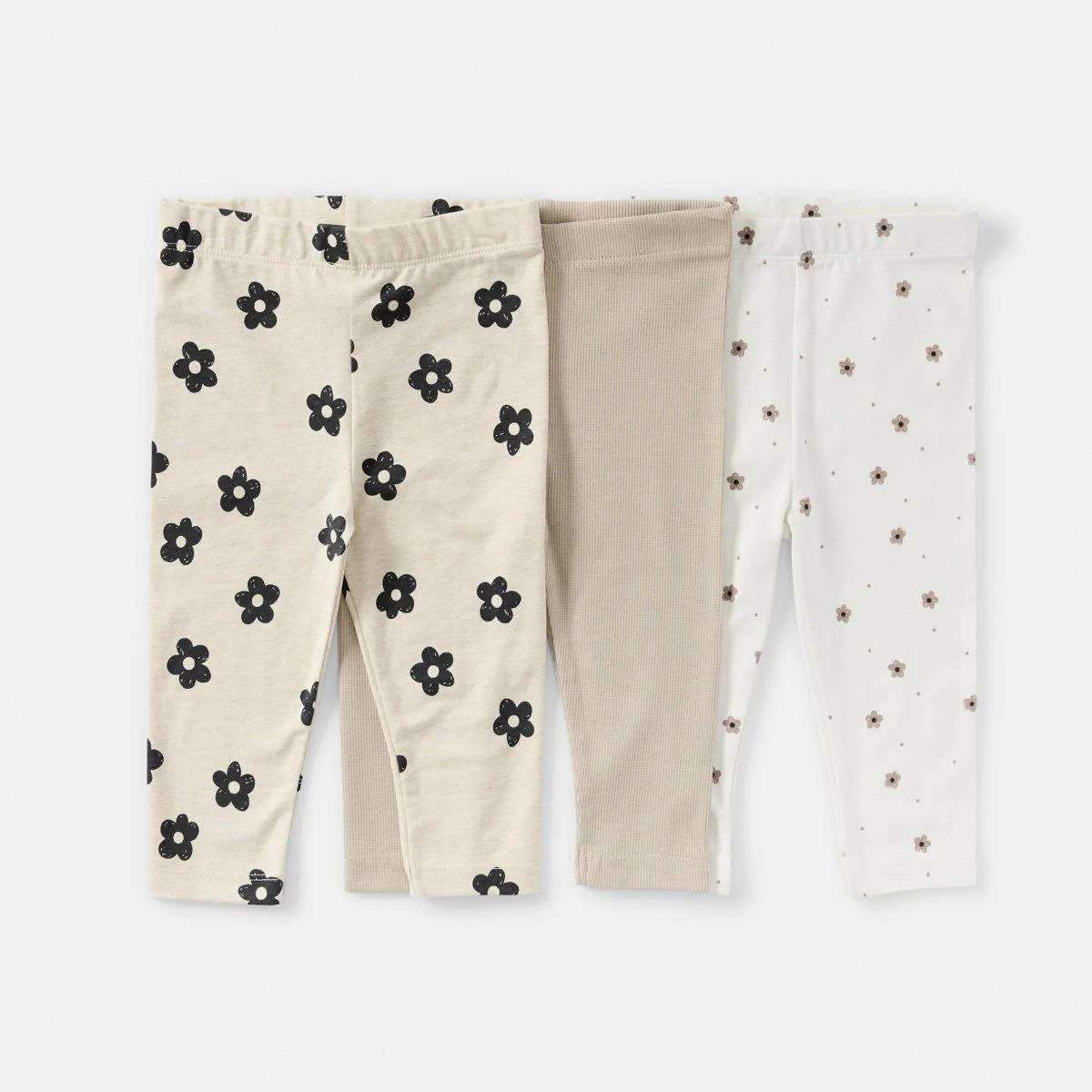 1 3 Pack Leggings Bge Floral, 1 of 8