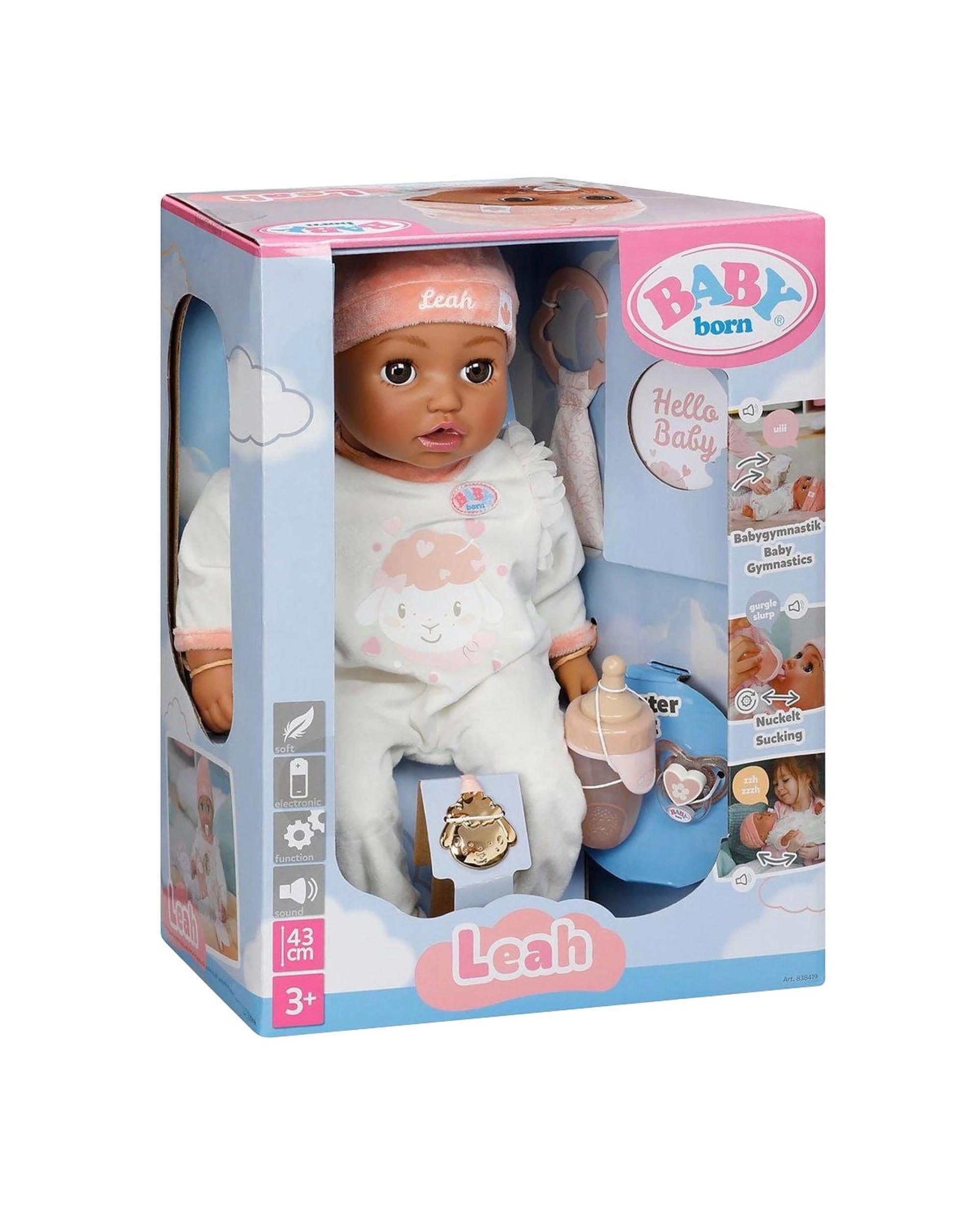 2 Baby Born Leah 43cm Doll, 2 of 7