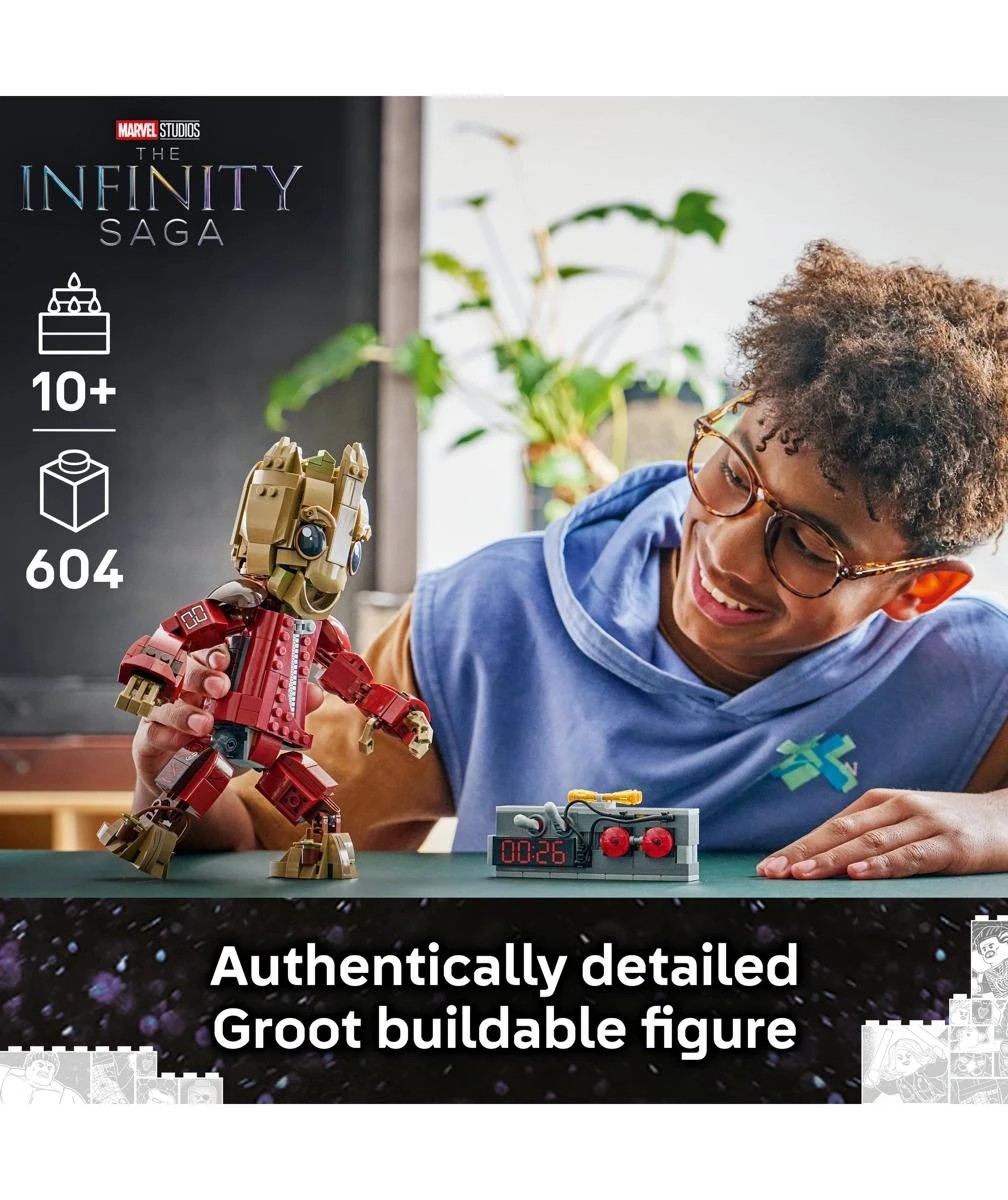 3 LEGO Super Heroes Ravager Jumpsuit Groot 76341, 3 of 10