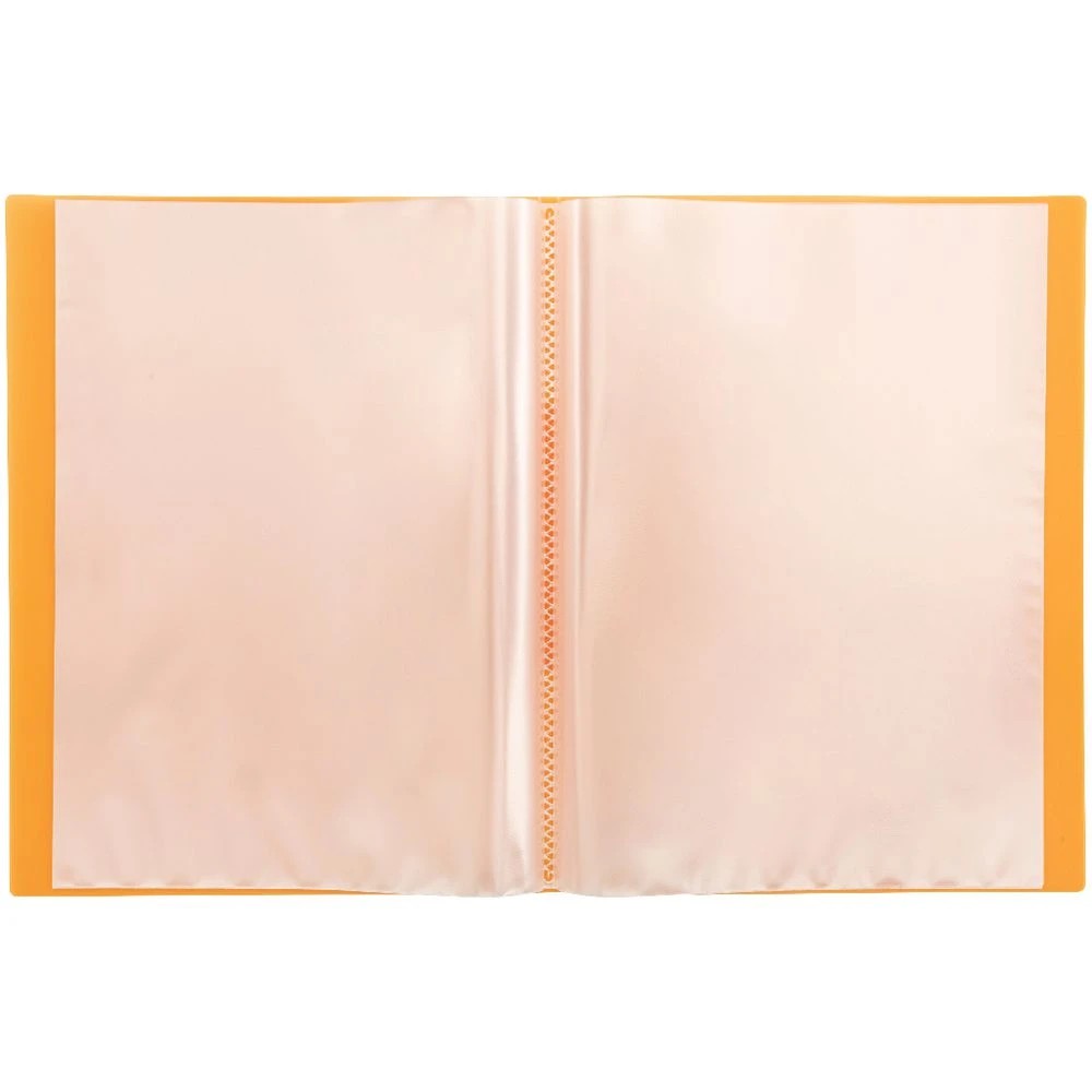 2 King Jim Fixed Display Book 20 Pockets Gloss Orange, 2 of 3