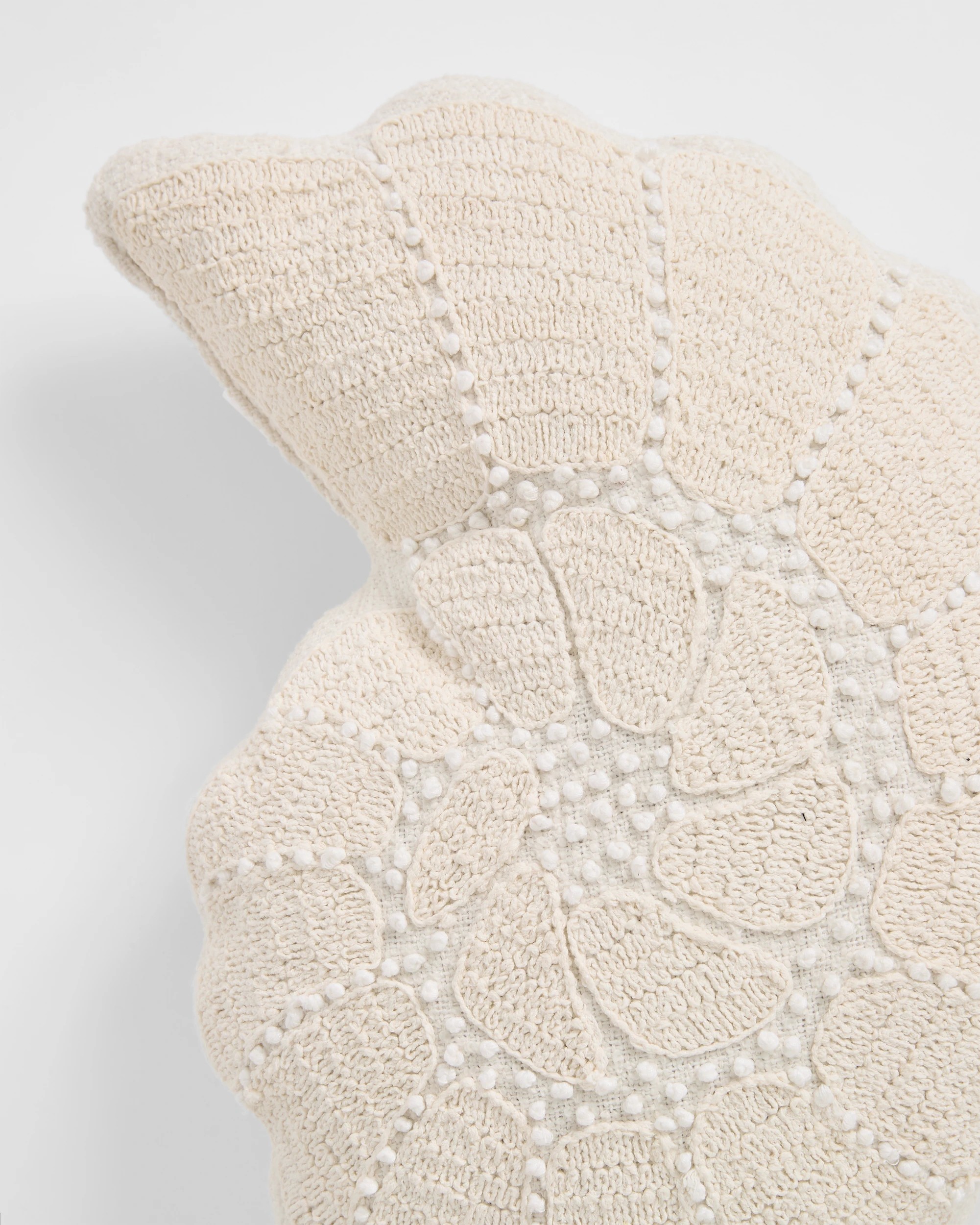 2 Target Shell Crochet Cushion - White, 2 of 2