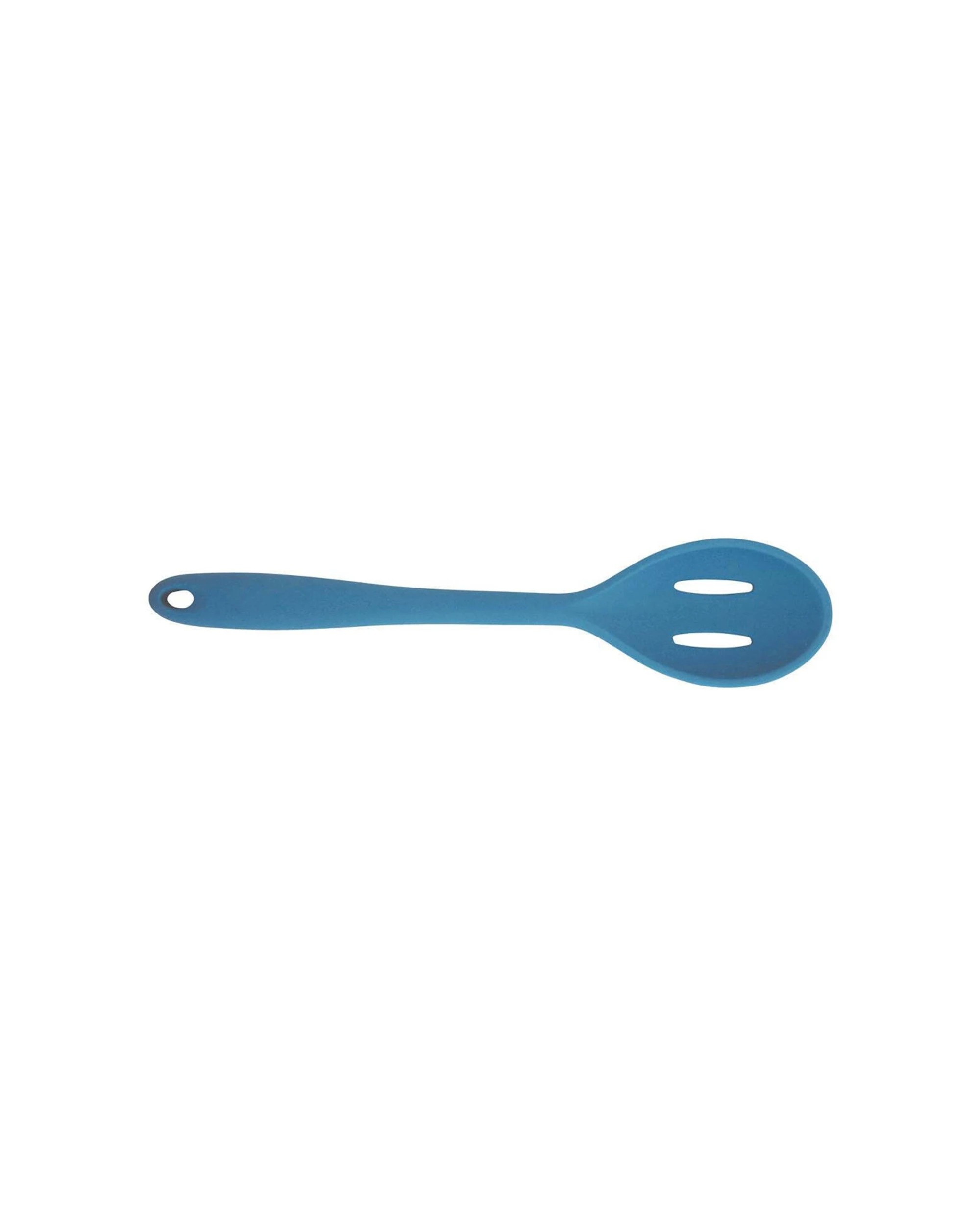 1 Avanti 28cm Silicone Slotted Spoon Kitchen Cooking Utensil Heat Resistant - Blue, 1 of 1