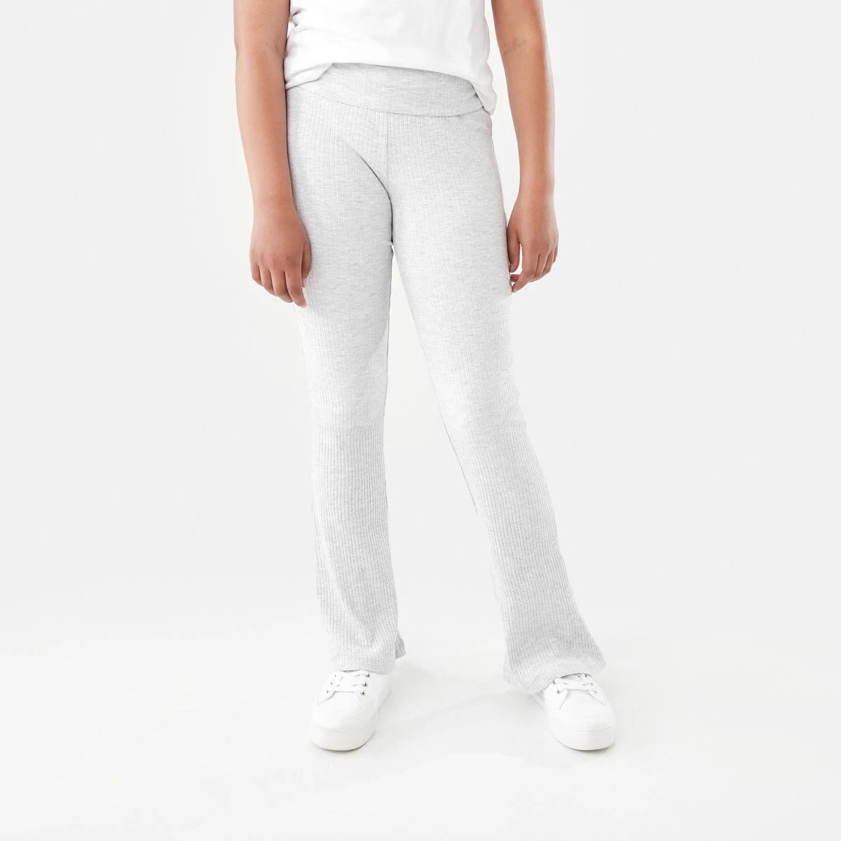 1 Rib Roll Waist Leggings Wht Marle, 1 of 8