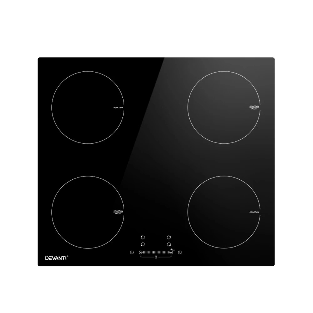1 Devanti Induction Cooktop 60cm Electric Cooker - Black, 1 of 6
