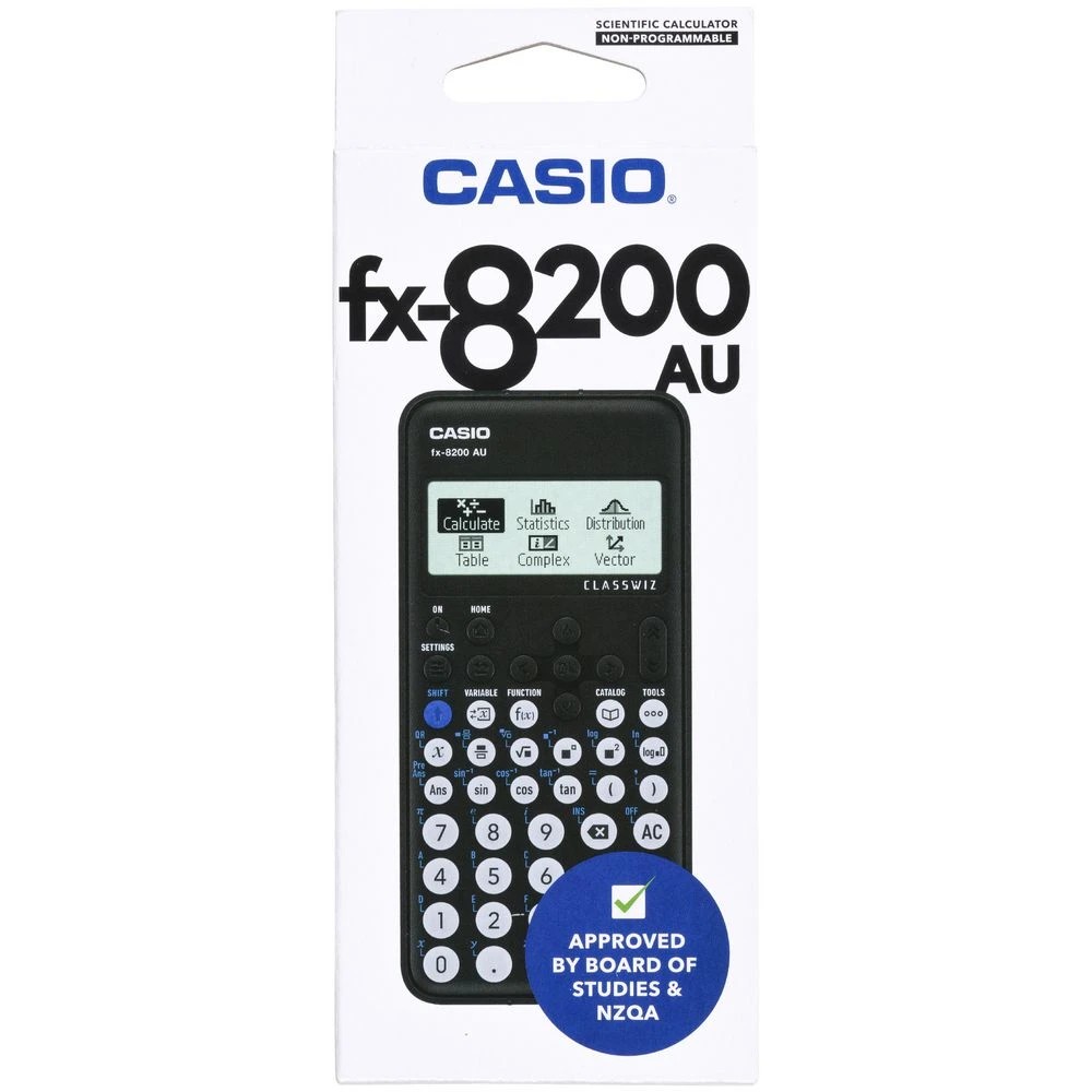 3 Casio fx-8200AU Scientific Calculator Black, 3 of 4